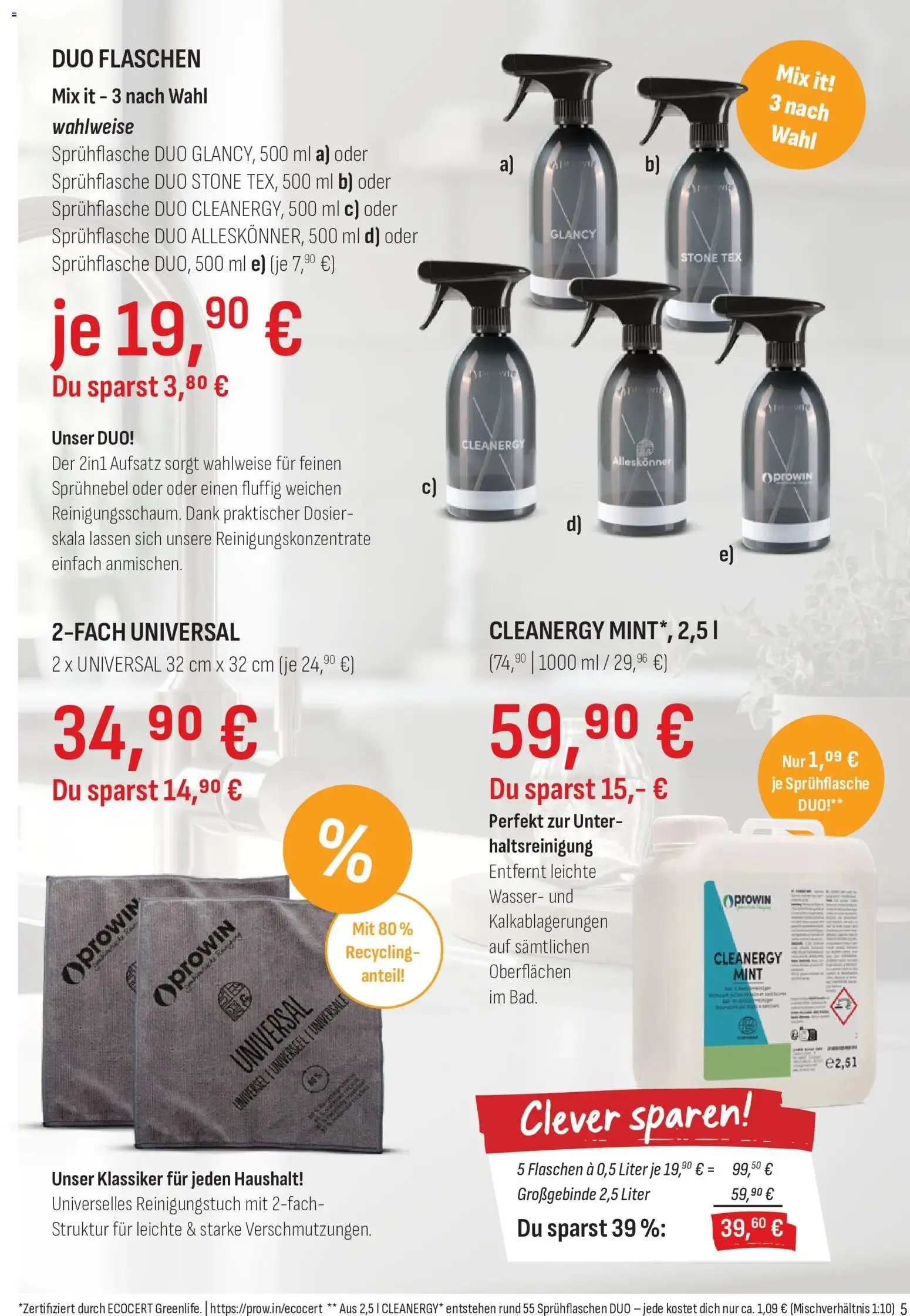 ProWIN Herbst-Shopping August/Septiembre 2026 von 1. August bis 30. September 2026 - Prospekt seite 5