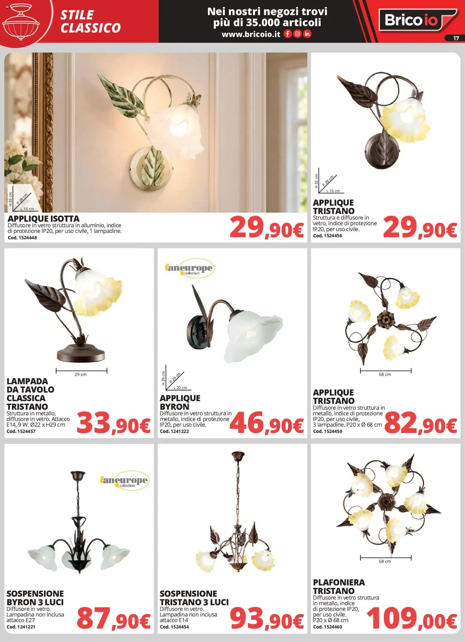 Nuovo Brico io volantino Illuminazione dal 01/10/2026 > offerte anteprima 🛍️ da 1 ottobre a 31 gennaio di 2027 - Pagina del volantino 17