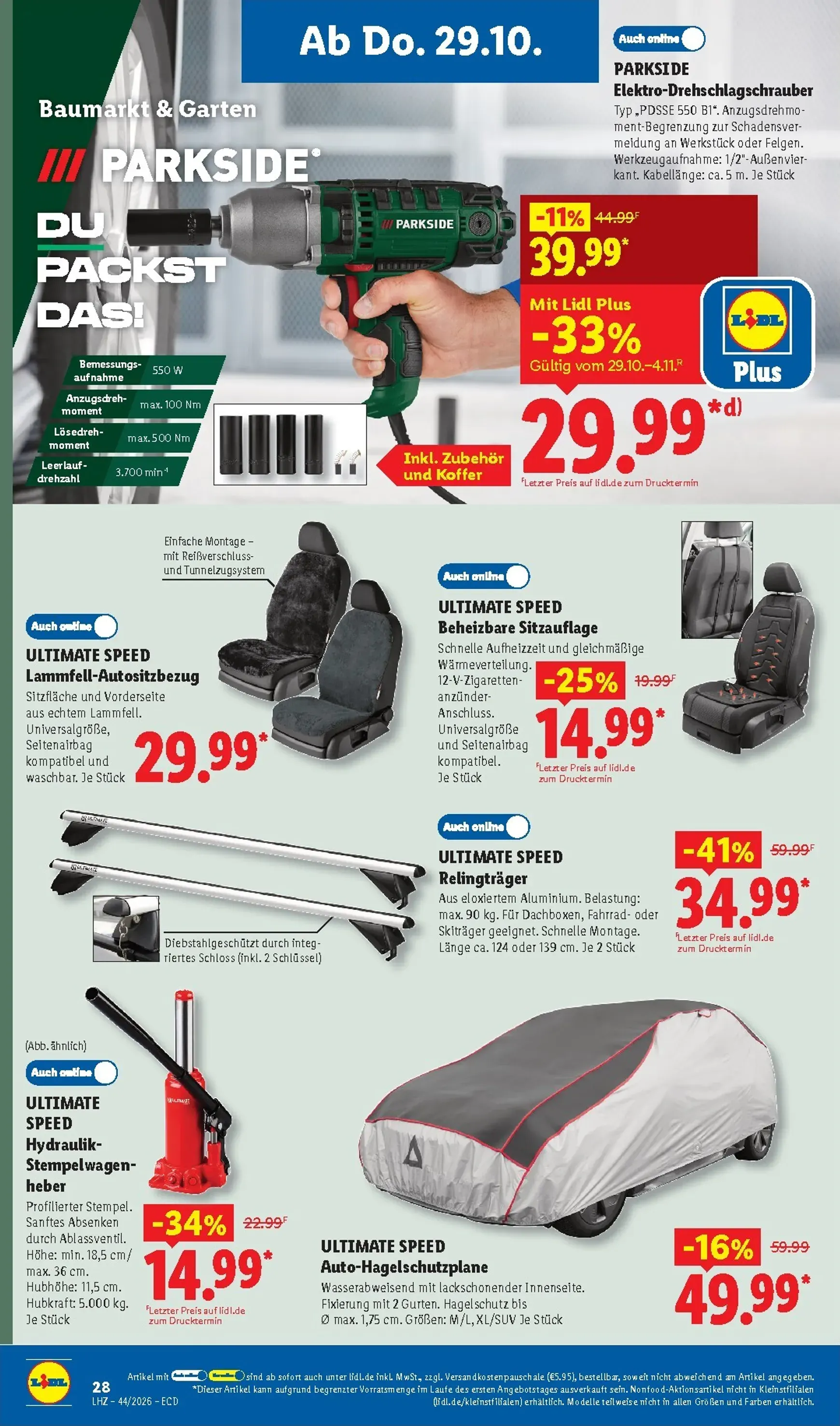 Lidl - Nonfood Prospekt nächste Woche – von Montag 26.10.2026 bis Samstag 31.10.2026 von 26. Oktober bis 31. Oktober 2026 - Prospekt seite 22