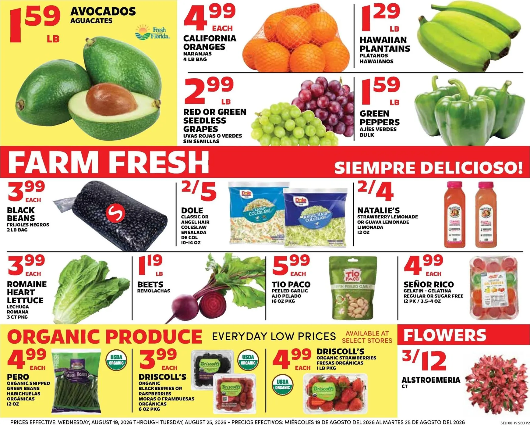 Weekly promotion Sedano's: Back to School y Ofertas BOGO spanning from August 19 to August 25 2026 - Page 2 for Catalogue 365