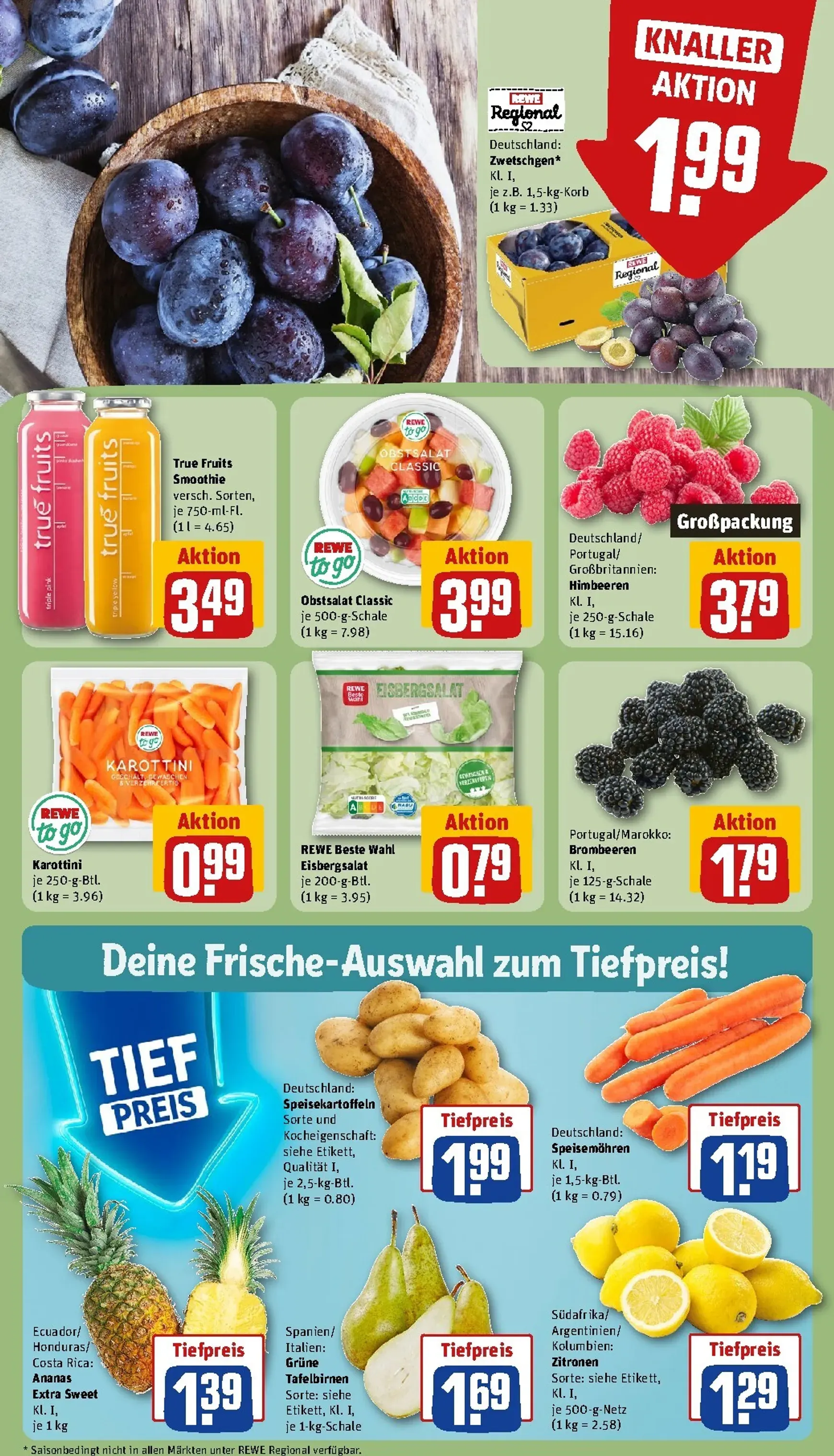 REWE Arina Fester - Jeder Tag Spartag! von 17. August bis 23. August 2026 - Prospekt seite 8