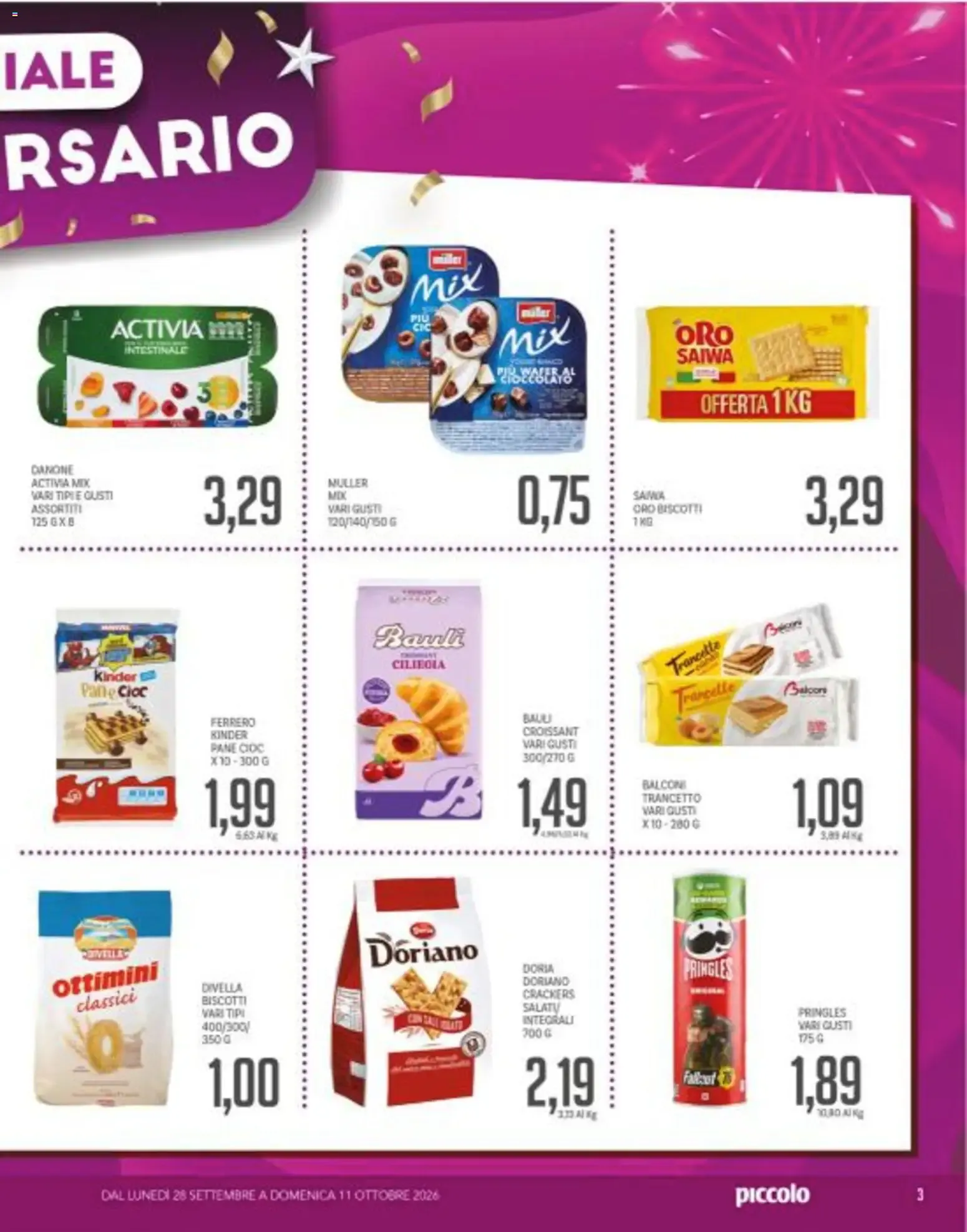 Piccolo volantino dal 28/09/2026 - online Offerte da 28 settembre a 11 ottobre di 2026 - Pagina del volantino 3