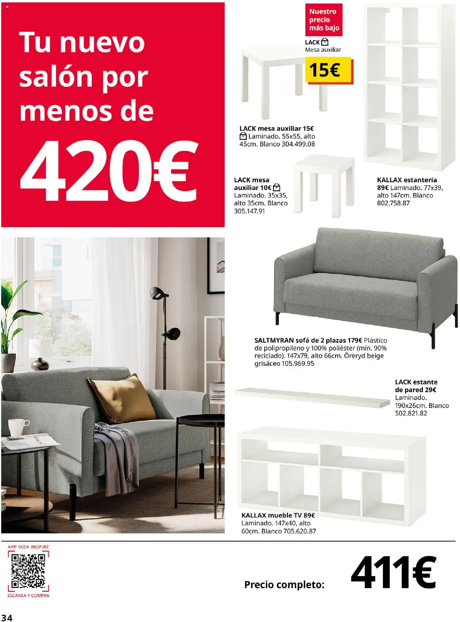 Catálogo de IKEA Salón 1 de septiembre al 31 de enero 2027 - Página 34