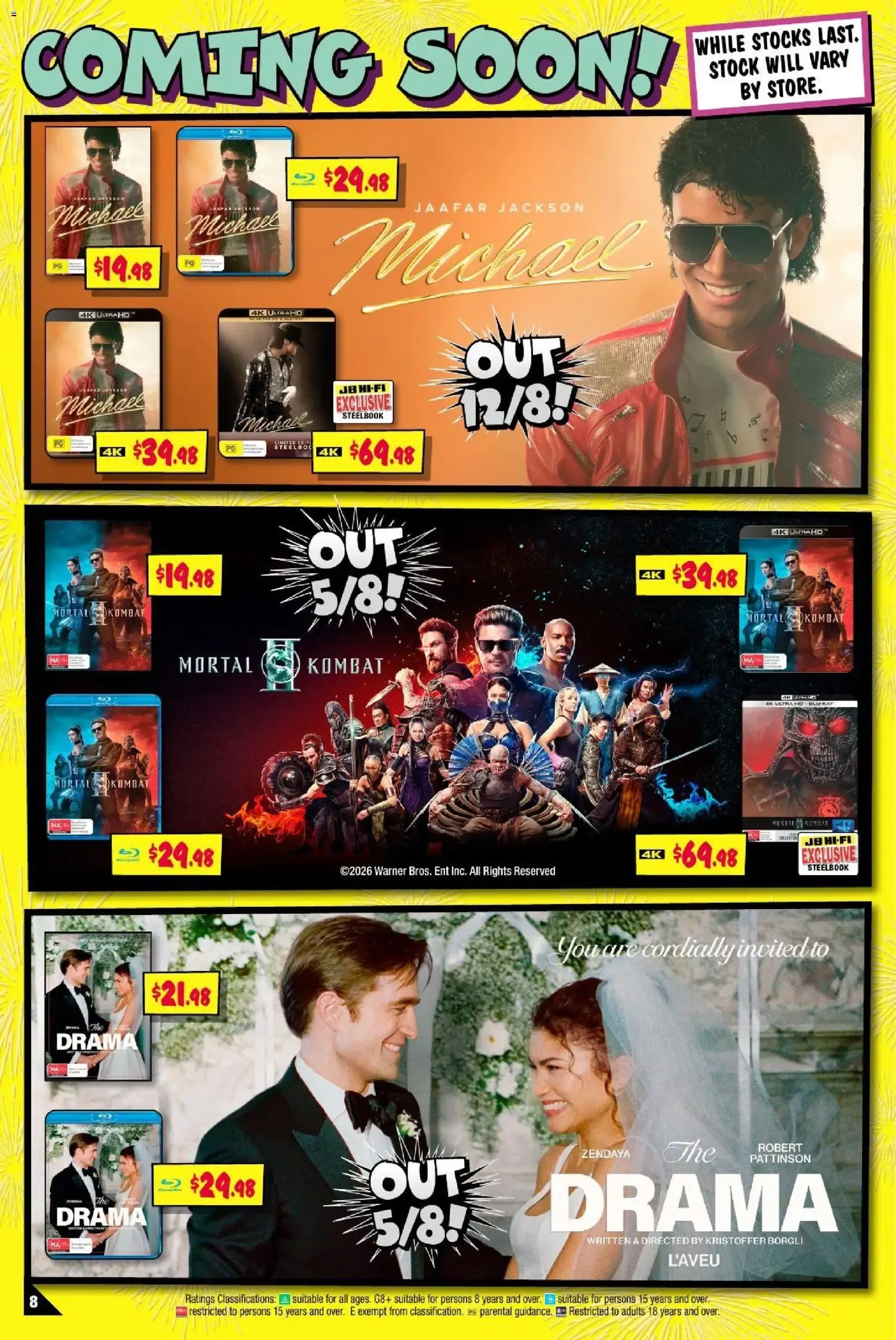 JB Hi-Fi Entertainment Extravaganza - 02/07/2026 > weekly / monthly specials - Catalogue valid from 2 July to 15 July 2026 - page 8