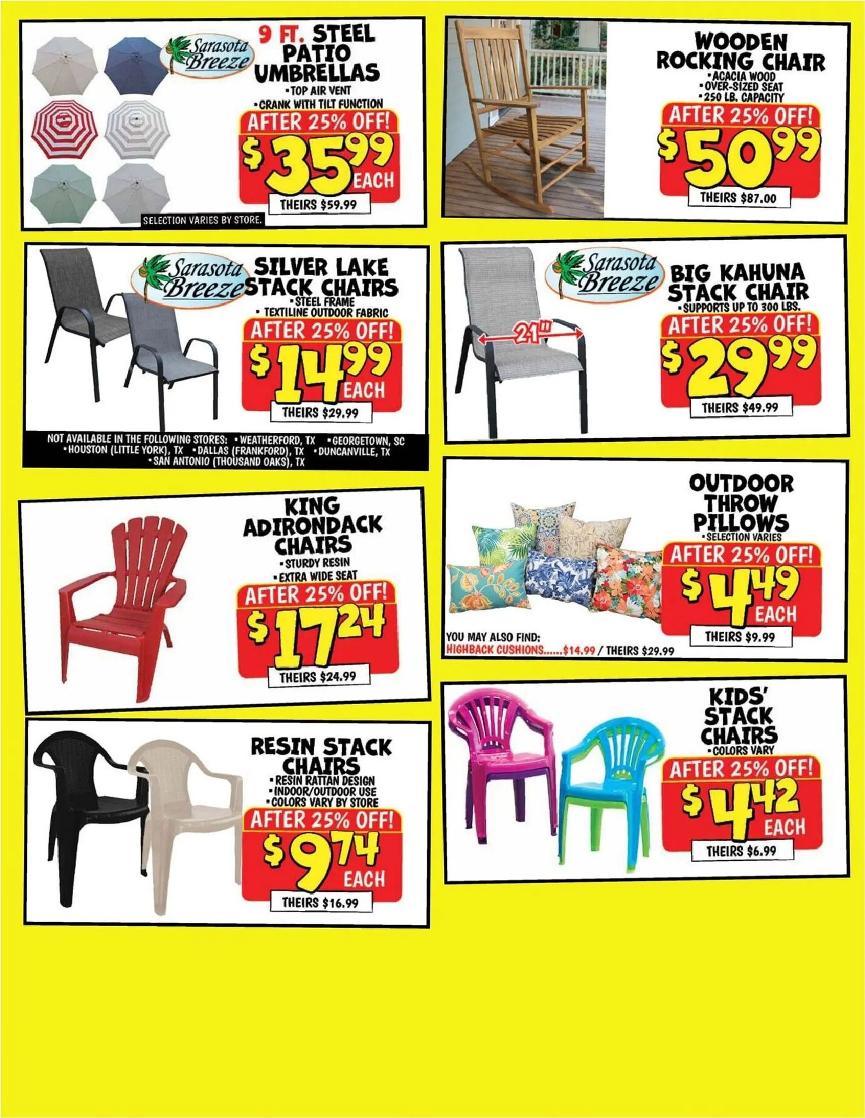 Weekly ad Ollie's - Patio Furniture Sale from July 10 to July 16 2026 - Page 2