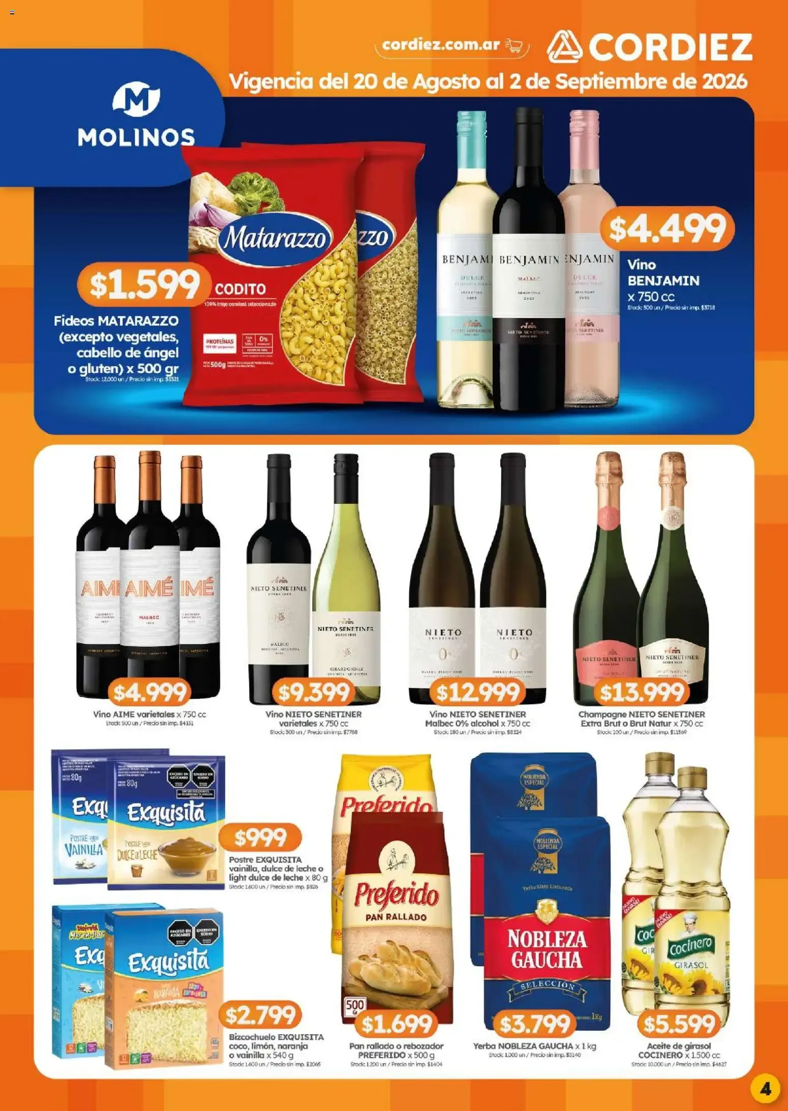 Ofertas de Cordiez ofertas || del 20/08/2026 - 02/09/2026 || Catálogo 20 de agosto al 2 de septiembre 2026 - Página 4 del catálogo