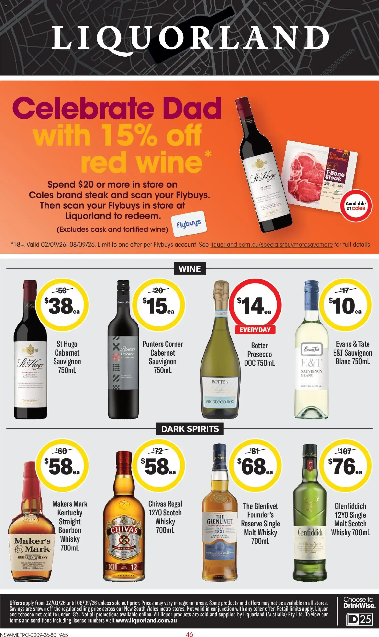 Coles: Celebrate Dad - Father's Day Catalogue - Catalogue valid from 2 September to 8 September 2026 - page 46