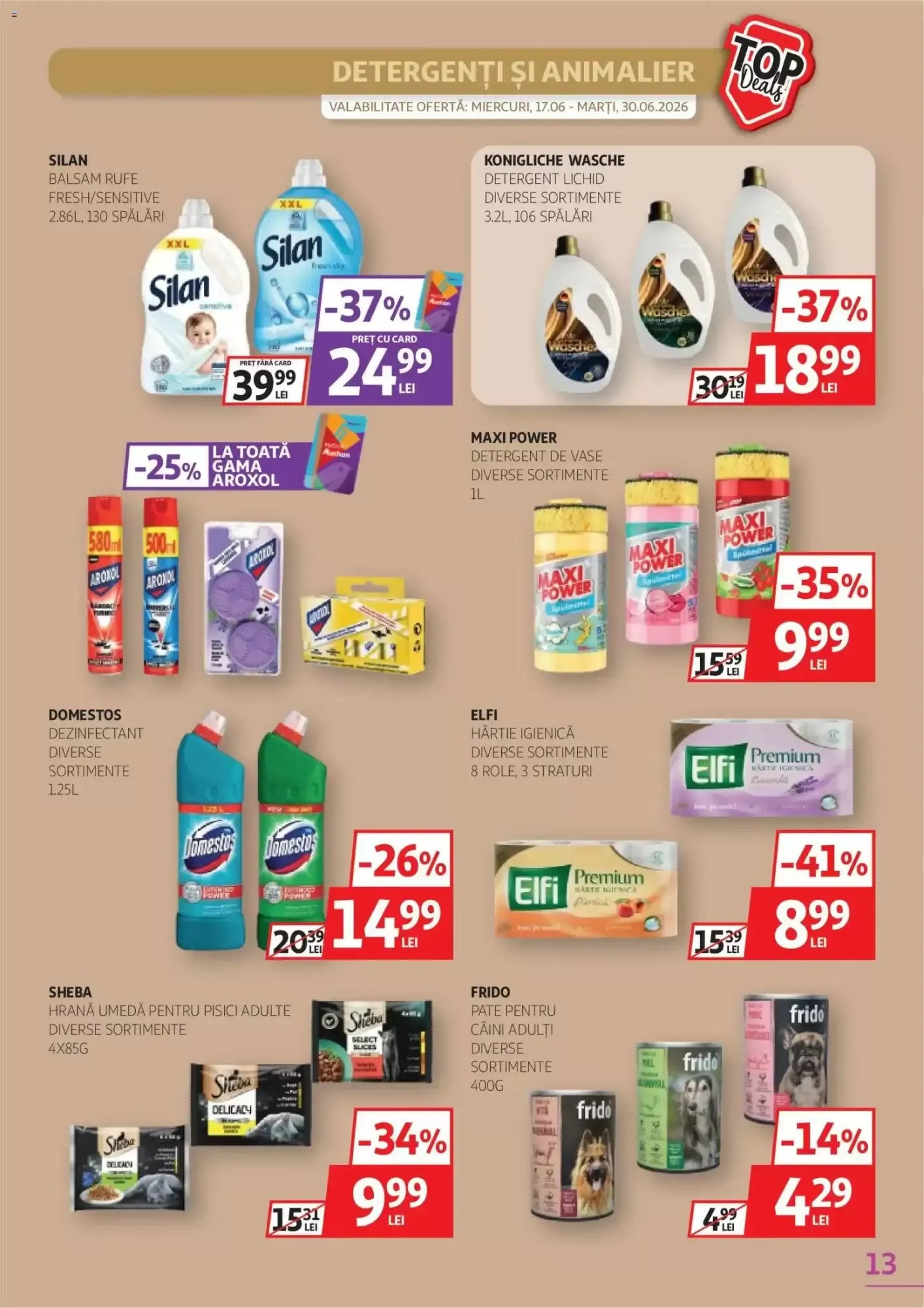 Catalog Auchan: 20 Aniversario y Ofertas Diarias de la 17 iunie până la 30 iunie 2026 - Revista Pagina 13