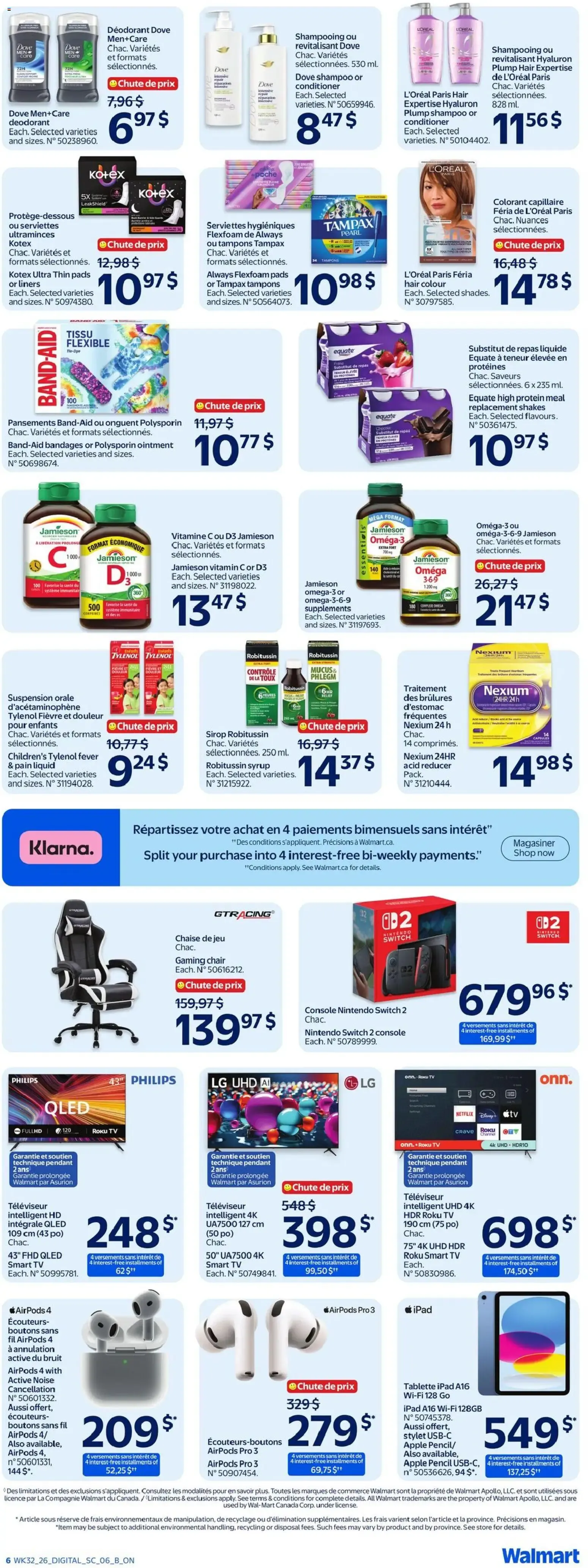Walmart circulaire from Sep 3, 2026 > weekly specials & deals from September 3 to September 9 2026 - flyer page 11
