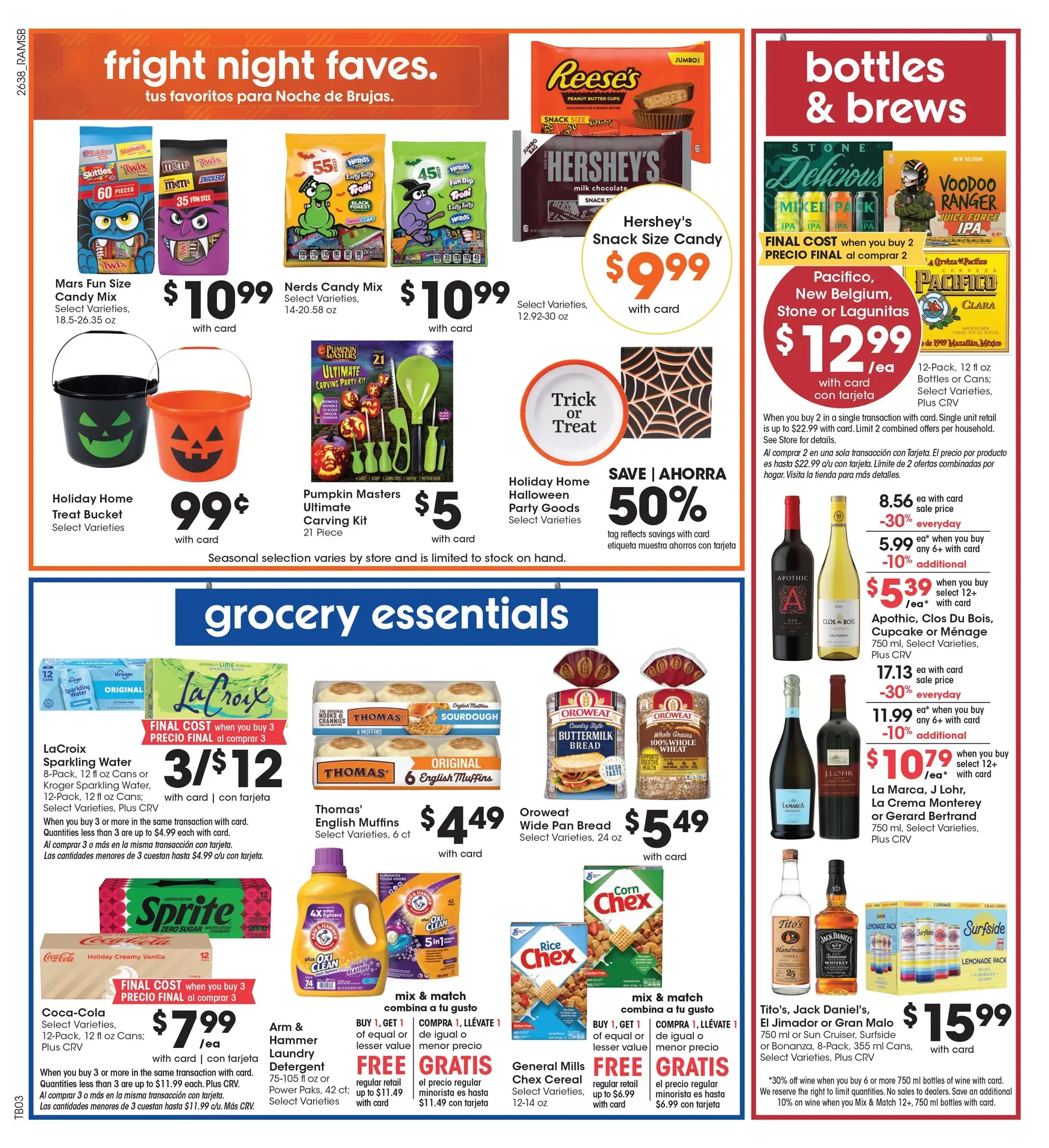 Weekly promotion Current Ralphs leaflet valid from Wednesday 10/21/2026 to Tuesday 10/27/2026 spanning from October 21 to October 27 2026 - Page 7 for Catalogue 365