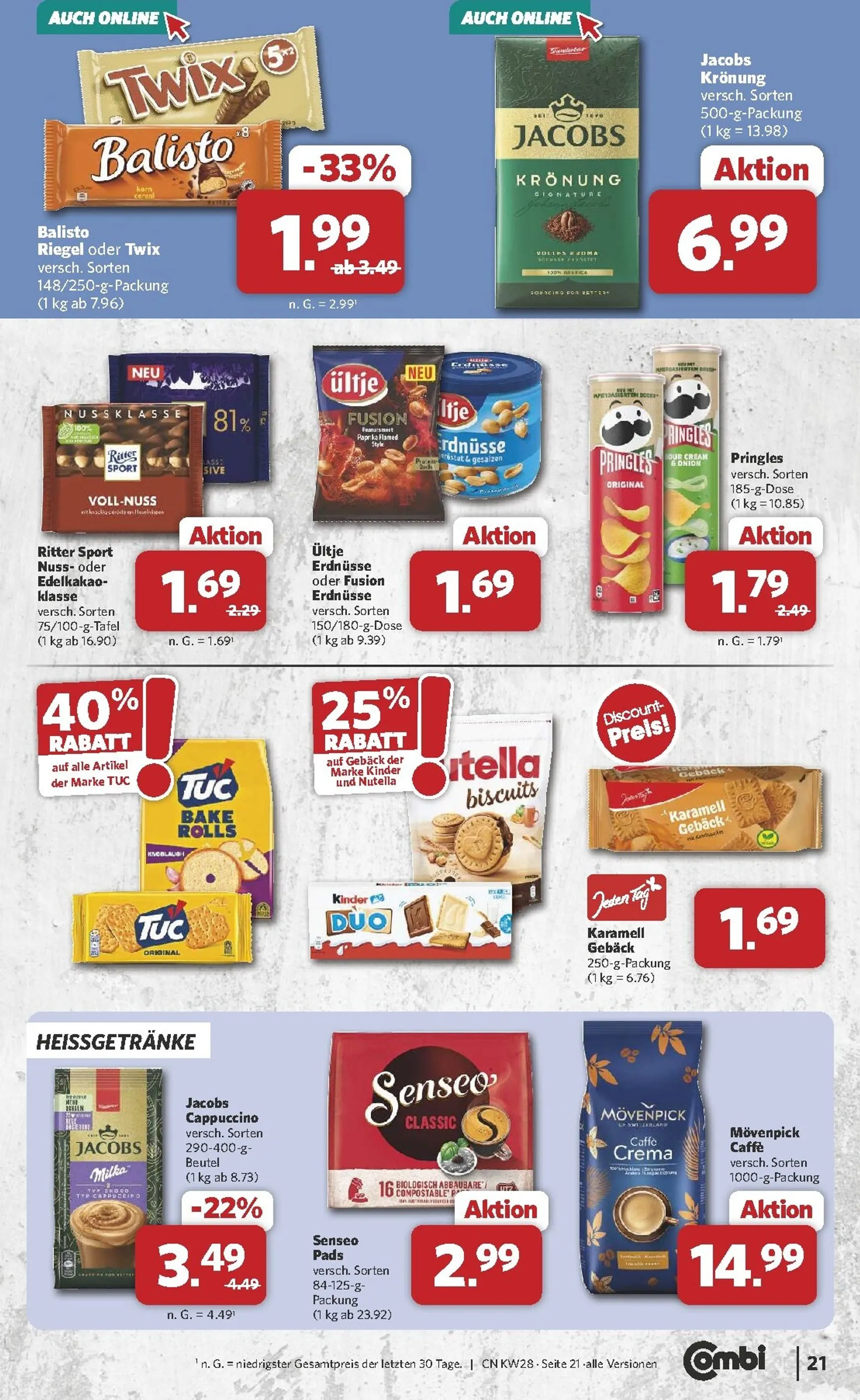 Combi Prospekt – von Montag 06.07.2026 bis Samstag 11.07.2026 von 6. Juli bis 11. Juli 2026 - Prospekt seite 21