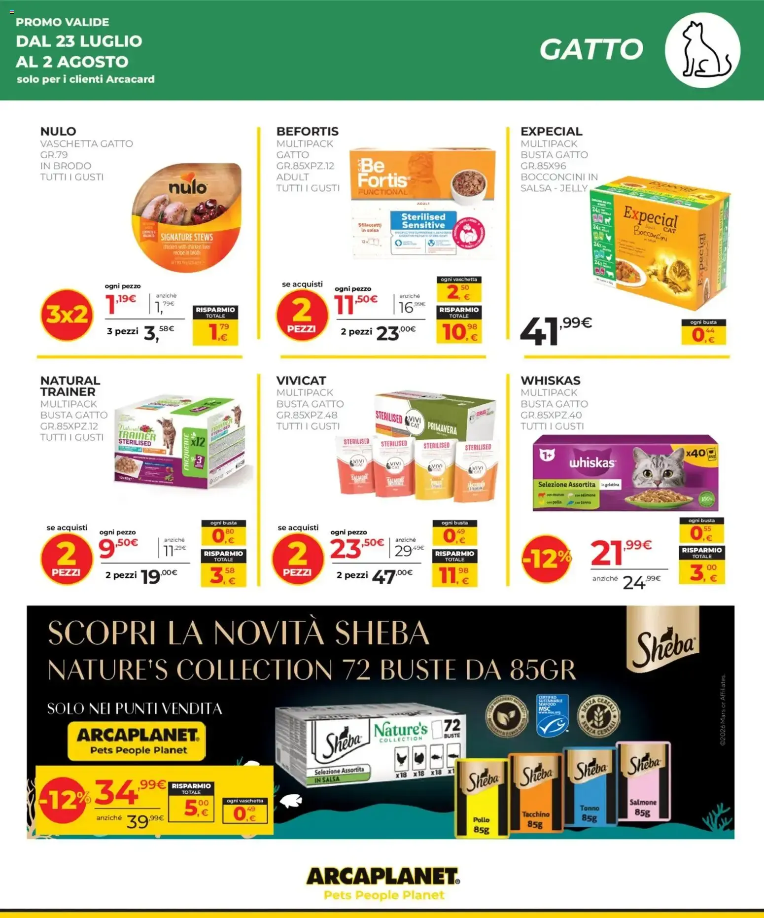Arcaplanet volantino anteprima dal 23/07 2026 - offerte settimana da 23 luglio a 16 agosto di 2026 - Pagina del volantino 5