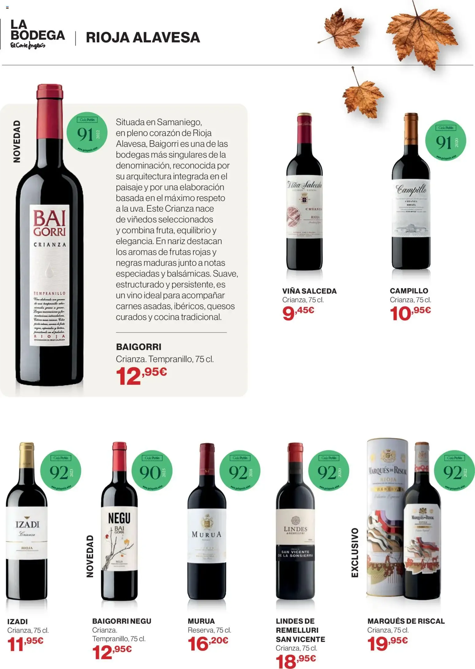 Catálogo de El Corte Inglés Bodega 01/10/2026 │Catálogo 1 de octubre al 14 de octubre 2026 - Página 4