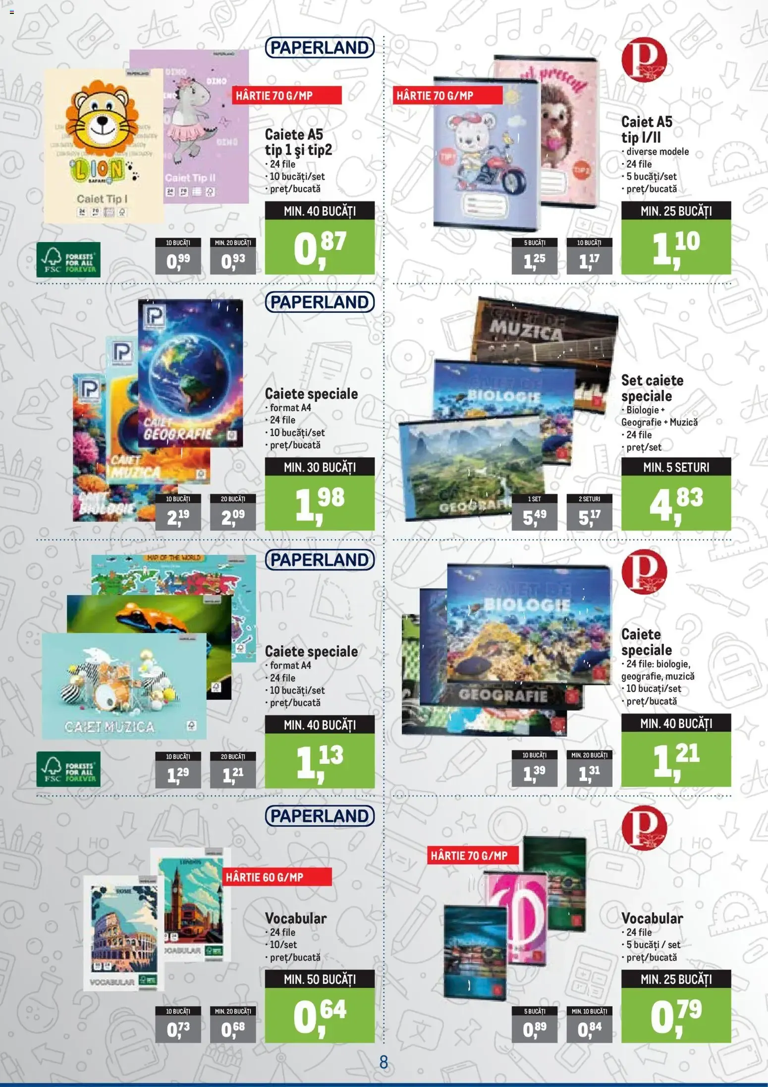 Catalog Ofertas de material escolar para la temporada de vuelta al cole de la 5 august până la 20 septembrie 2026 - Revista Pagina 8