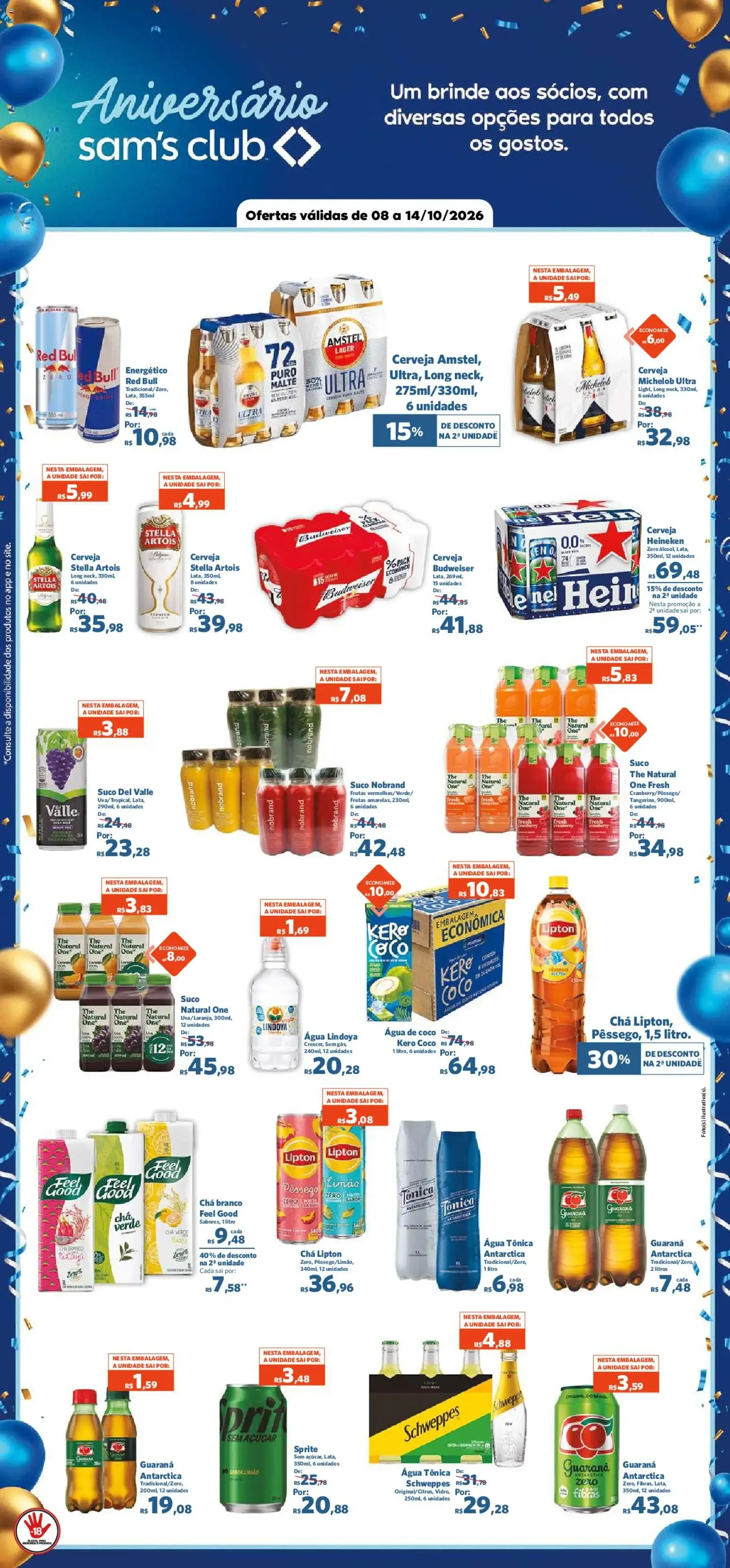 Encarte de Aniversário Sam's Club 8 de outubro até 14 de outubro 2026 - Pagina 6