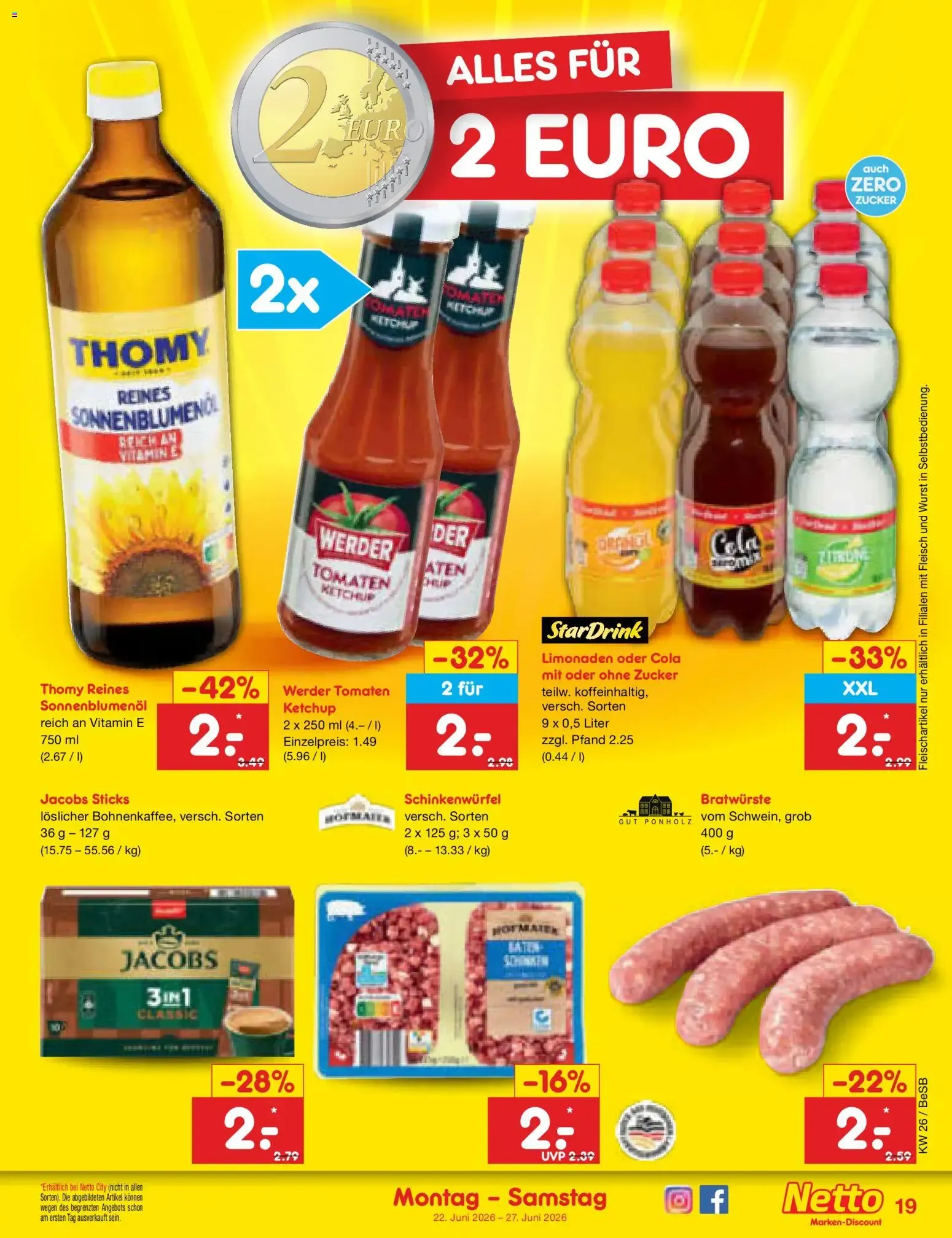 Netto Marken-Discount Prospekt (ab 22.06.2026) » Angebote von 22. Juni bis 27. Juni 2026 - Prospekt seite 23