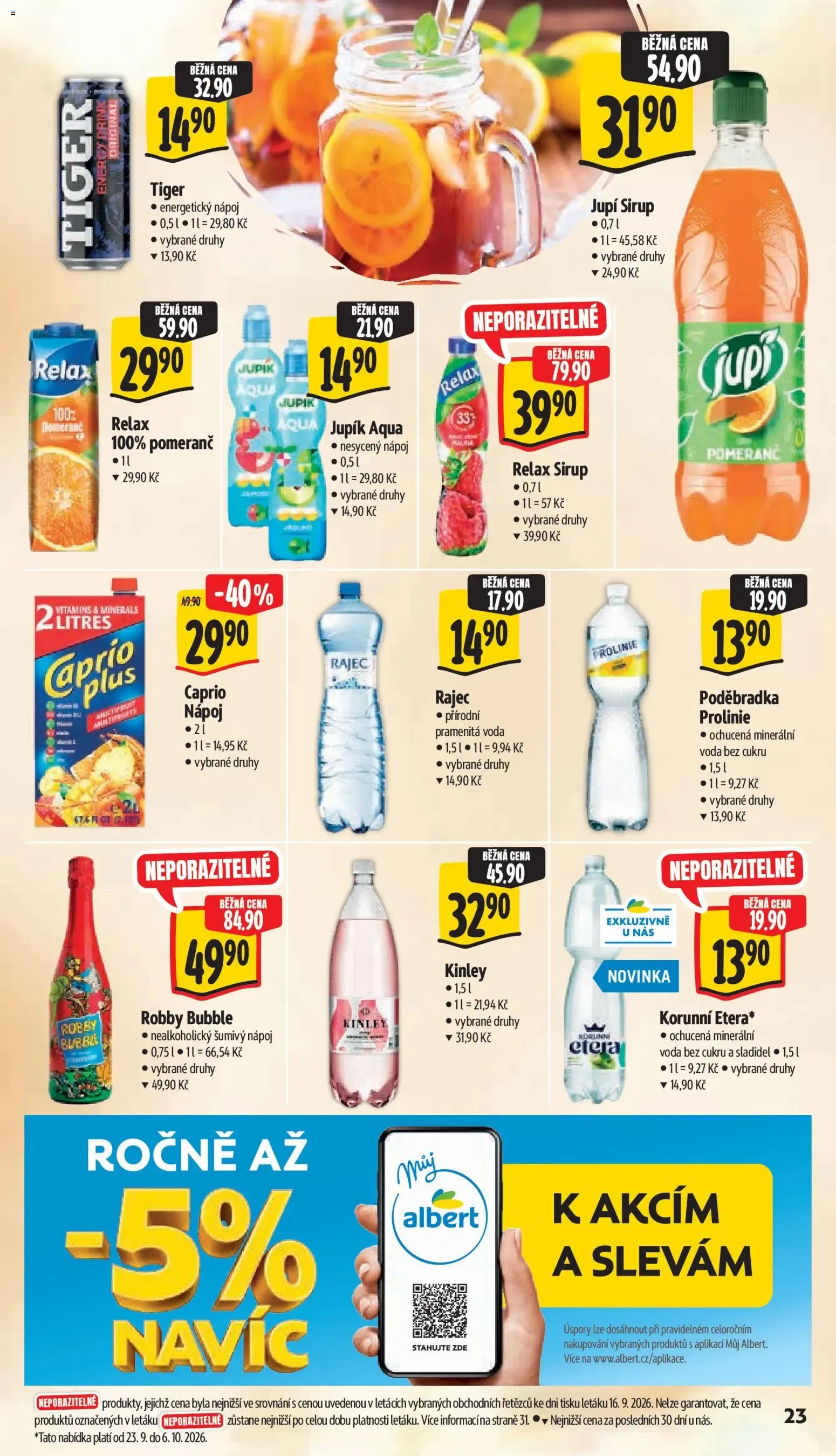 Albert leták - Hypermarket od 23.09.2026 - Akční leták - 23. září 6. října 2026 - Page 33