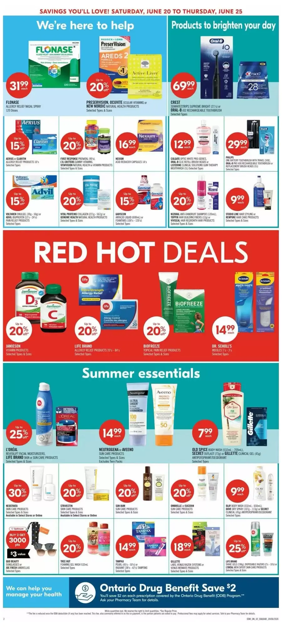 Shoppers Drug Mart - Red Hot Deals from June 20 to June 25 2026 - flyer page 6