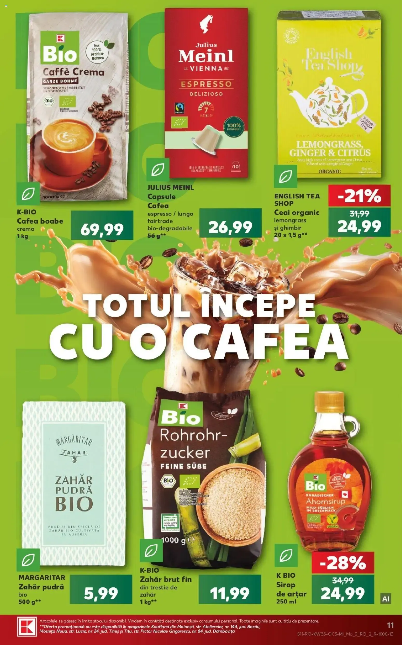 Catalog Kaufland Produse BIO de la 26 august până la 1 septembrie 2026 - Revista Pagina 11