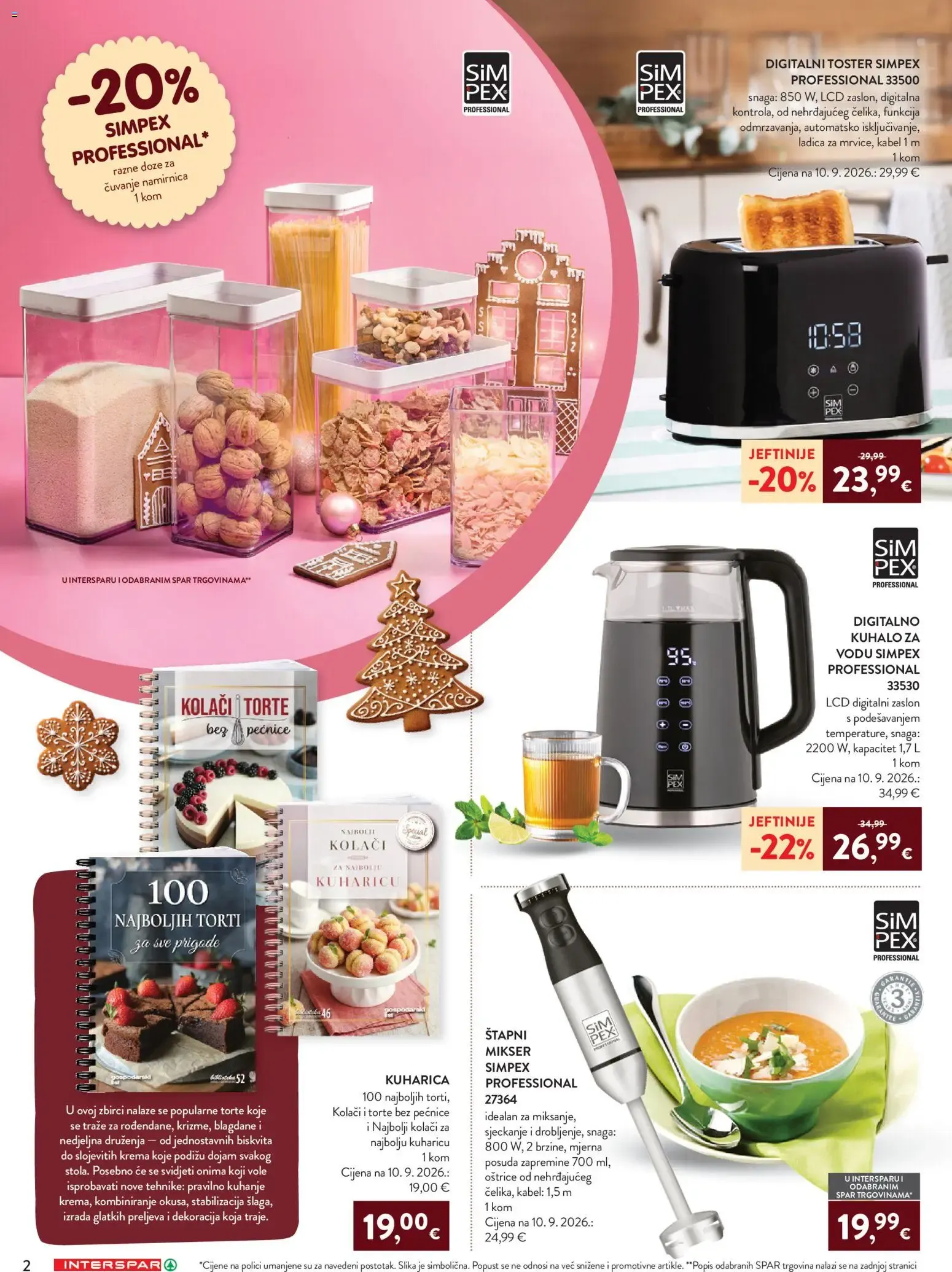 Katalog Interspar Vrijeme Je Za Kolače novi od 07.10.2026 na listanje > letak digitalni od 7. listopada do 15. prosinca 2026. - Pregled Stranica 2