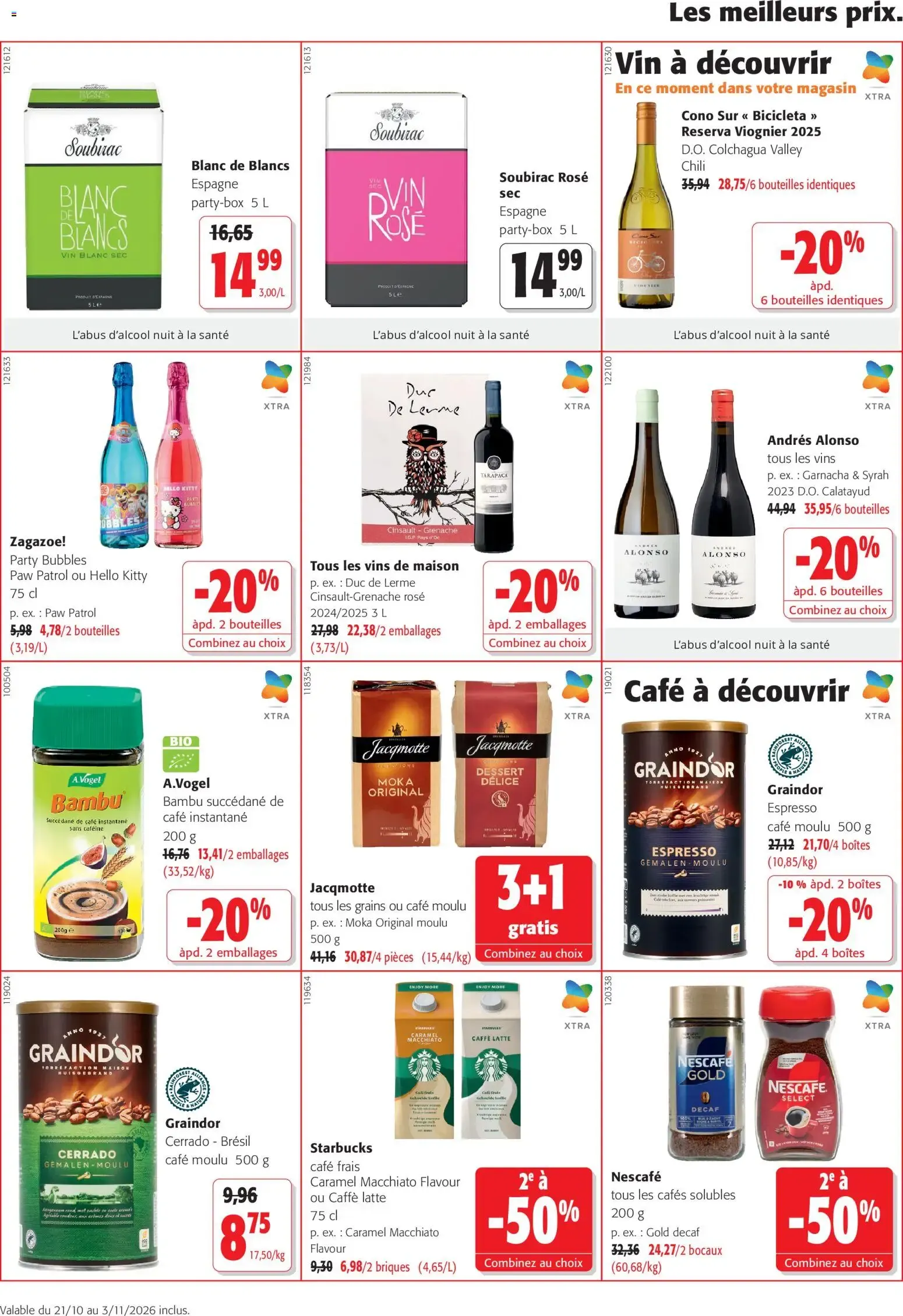 Colruyt Toutes les offres à partir du 21/10/2026 - promo en ligne du 21 octobre au 3 novembre 2026 - Catalogue page 4