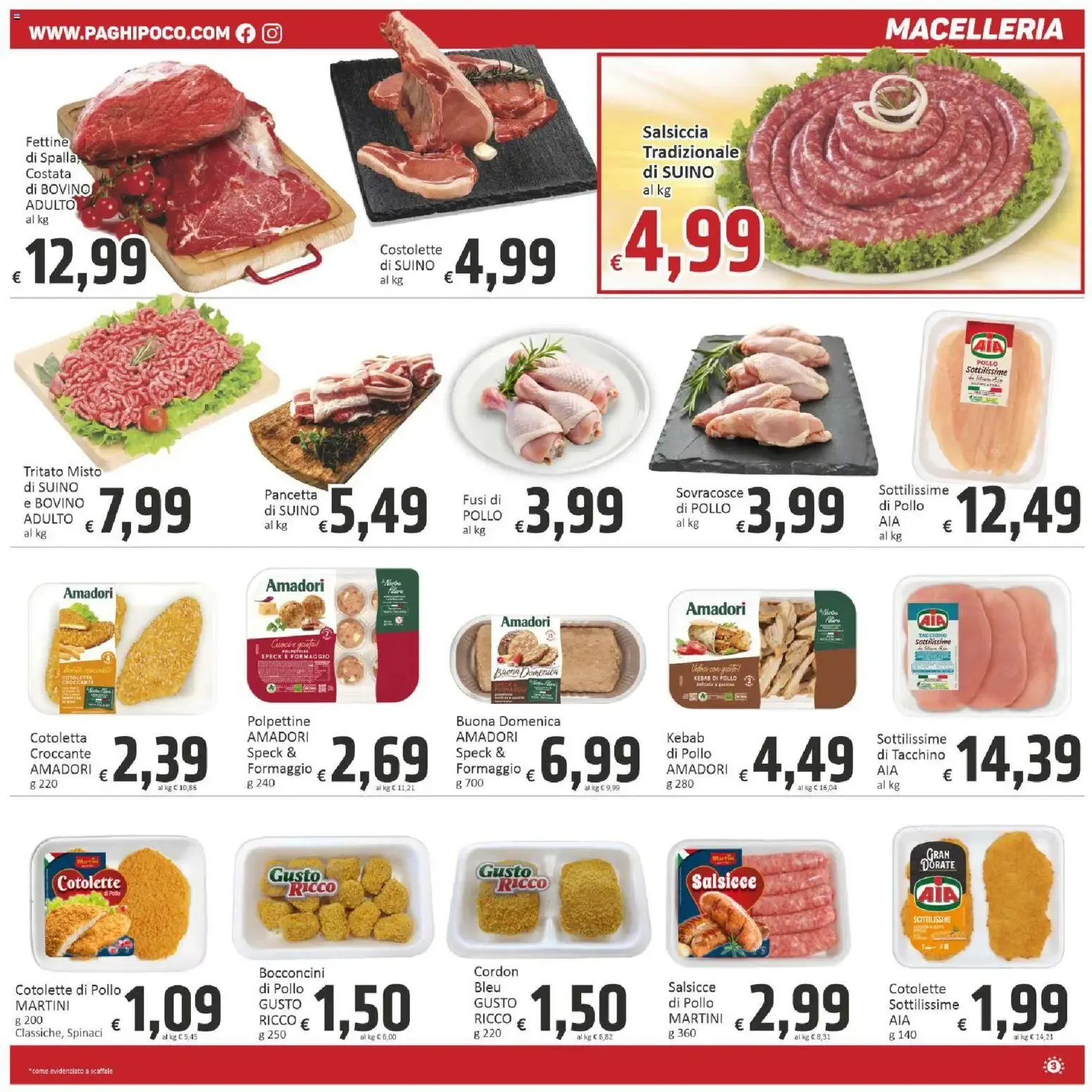 Supermercati Paghi Poco - Sottocosto da 23 ottobre a 2 novembre di 2026 - Pagina del volantino 3