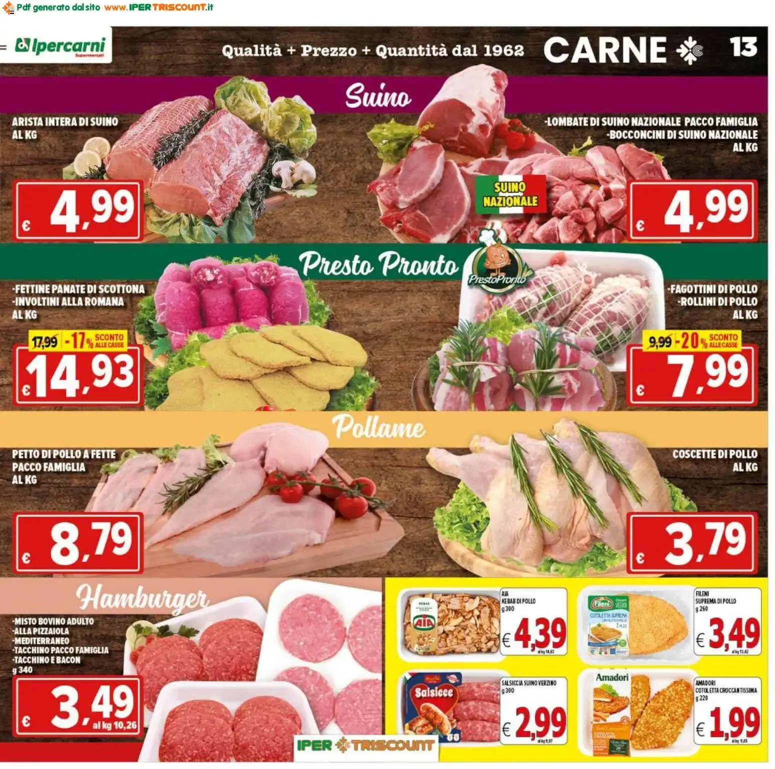 Ipertriscount volantino dal 19/06/2026 - online Offerte da 19 giugno a 30 giugno di 2026 - Pagina del volantino 13