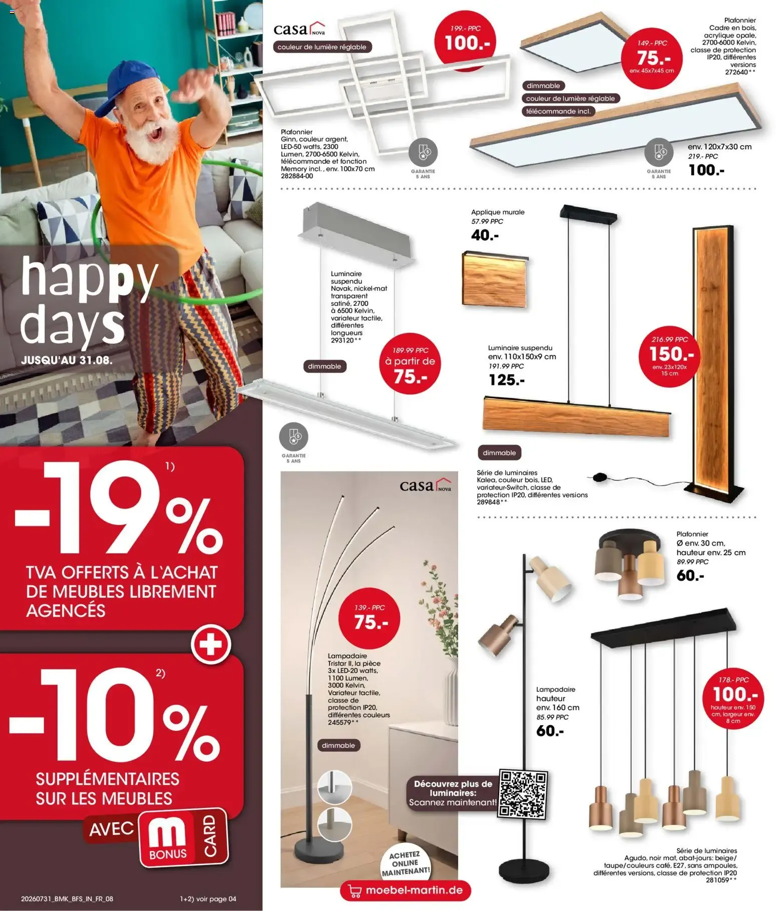 Möbel Martin - happy days du 31 juillet au 31 août 2026 - Catalogue page 8