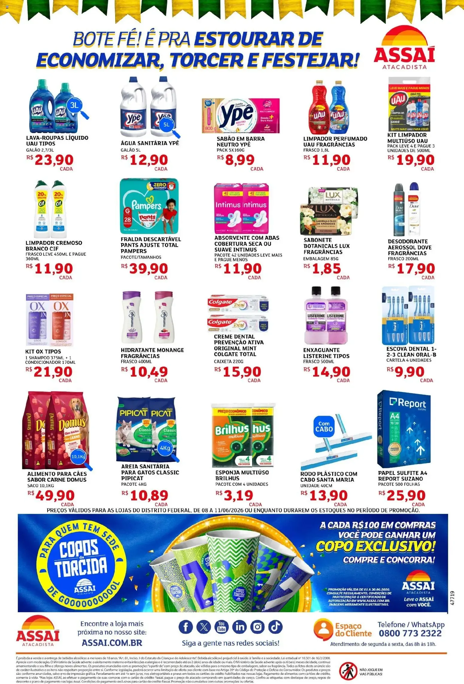 Encarte de Assaí Atacadista ofertas - DF de 08/06/2026 | Promoções Online 8 de junho até 11 de junho 2026 - Pagina 4