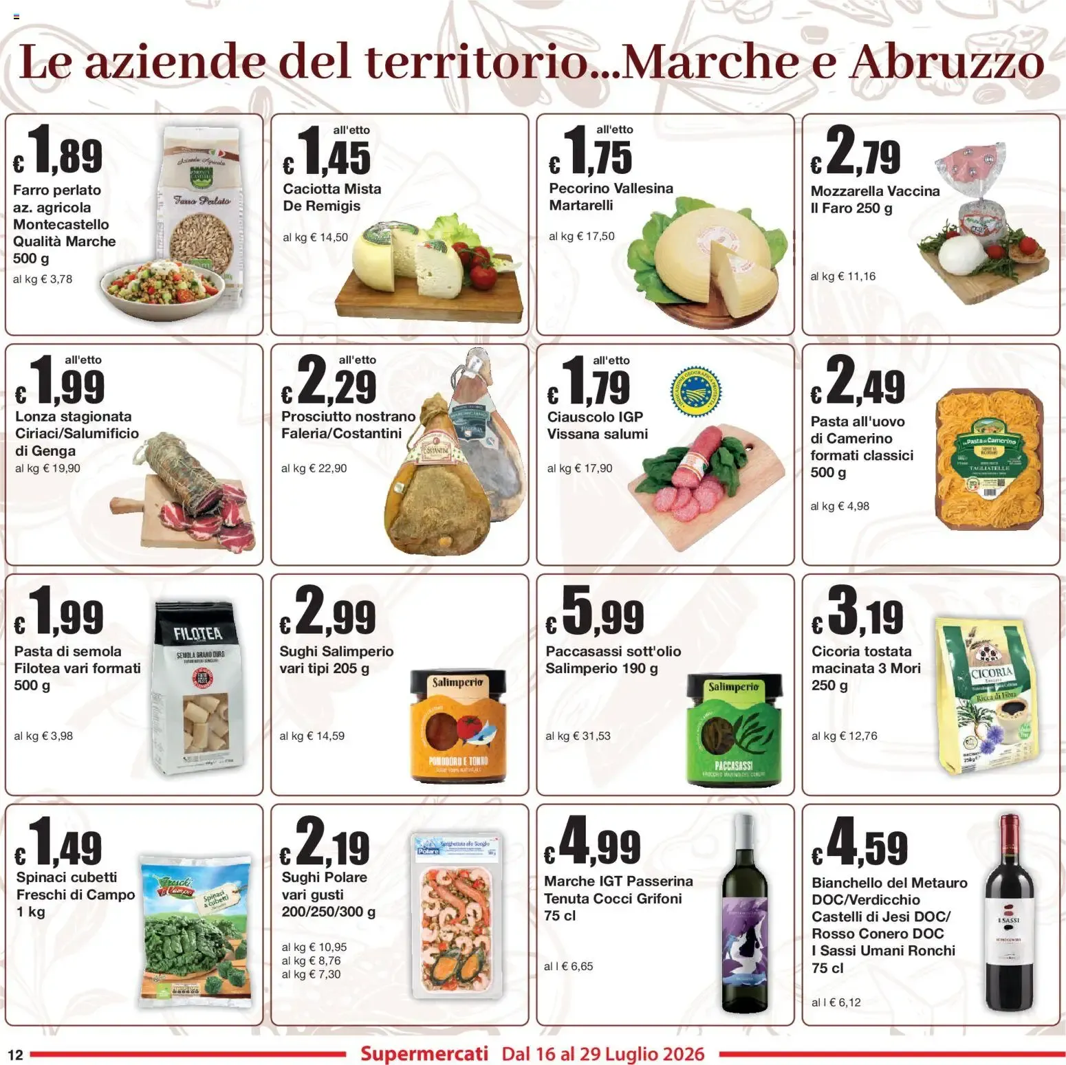 Sì con Te volantino dal 16/07/2026 - online Offerte da 16 luglio a 29 luglio di 2026 - Pagina del volantino 12