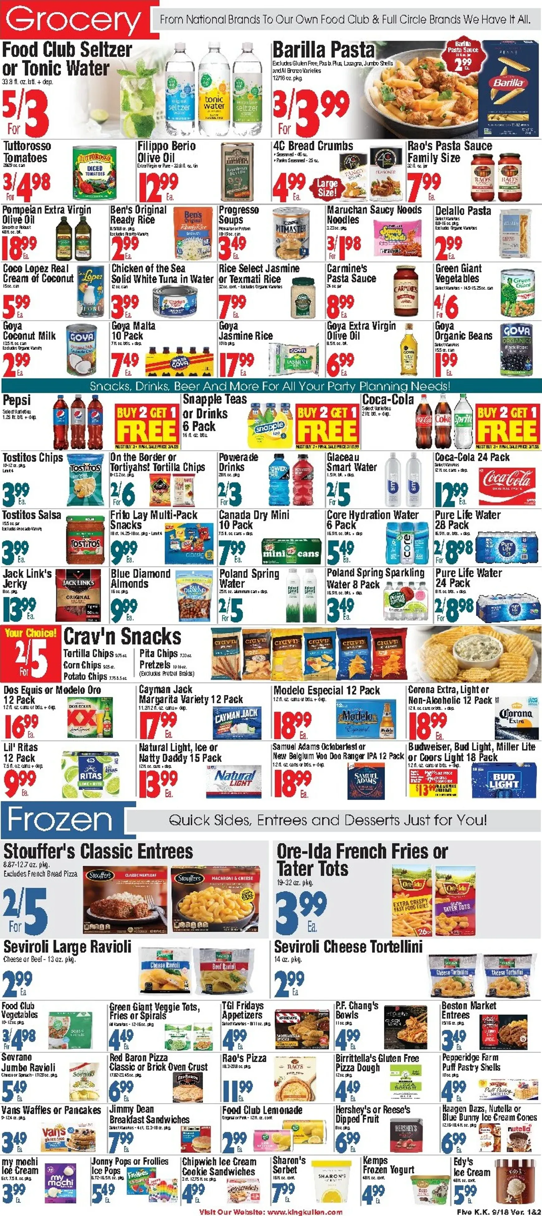 Weekly ad Current King Kullen leaflet valid from Friday 09/18/2026 to Thursday 09/24/2026 from September 18 to September 24 2026 - Page 5
