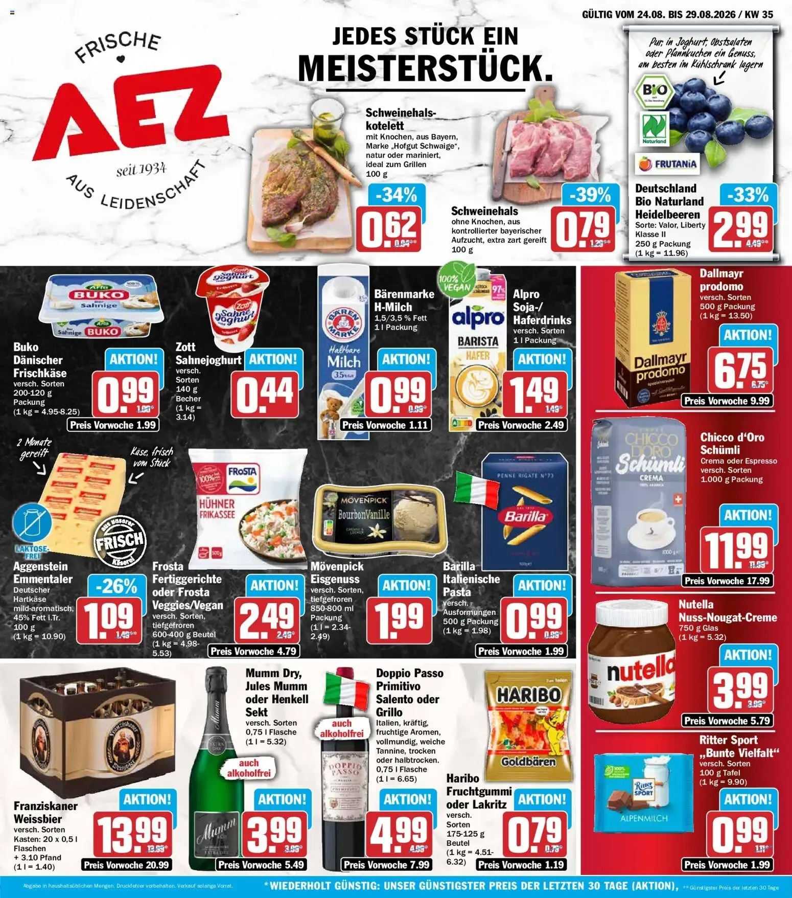 AEZ Prospekt (ab 24.08.2026) zum Blättern