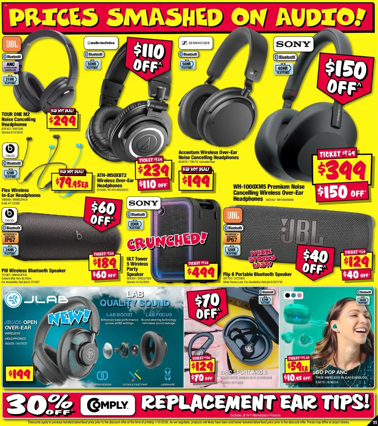 JB Hi-Fi catalogue - 15/10/2026 > weekly / monthly specials - Catalogue valid from 15 October to 28 October 2026 - page 11
