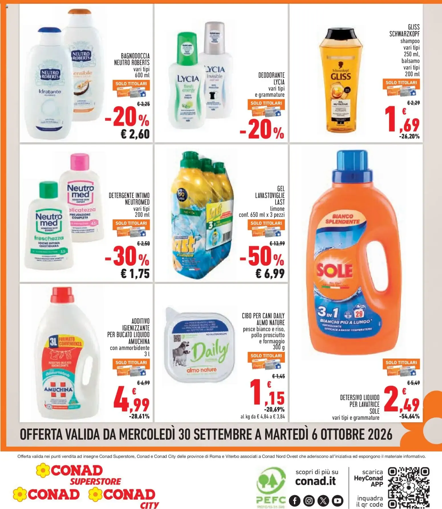 Conad Convenienza Più da 30 settembre a 6 ottobre di 2026 - Pagina del volantino 8