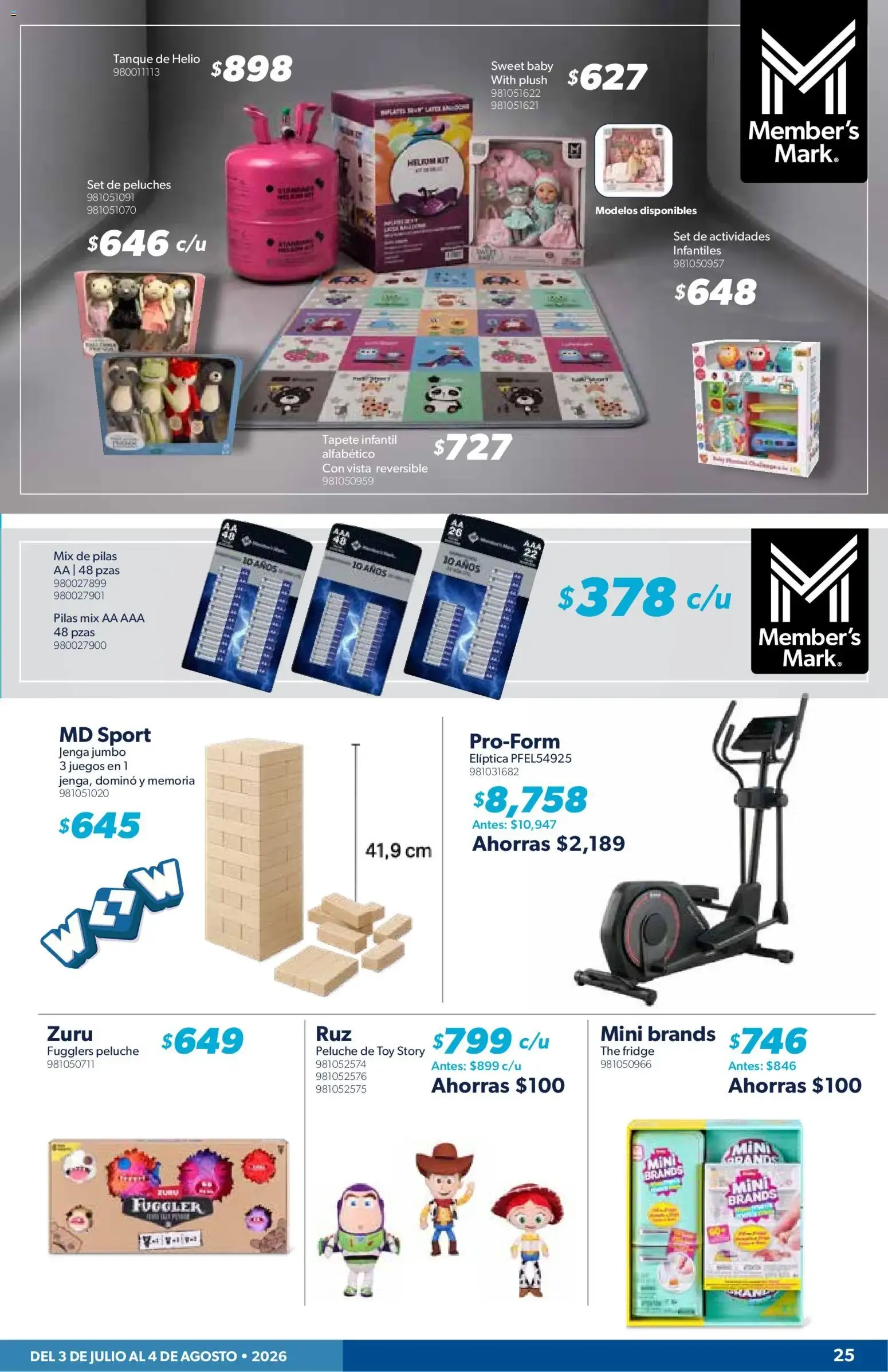 Catálogo de Sam's Club 3 de julio al 4 de agosto 2026 - Pagina 25