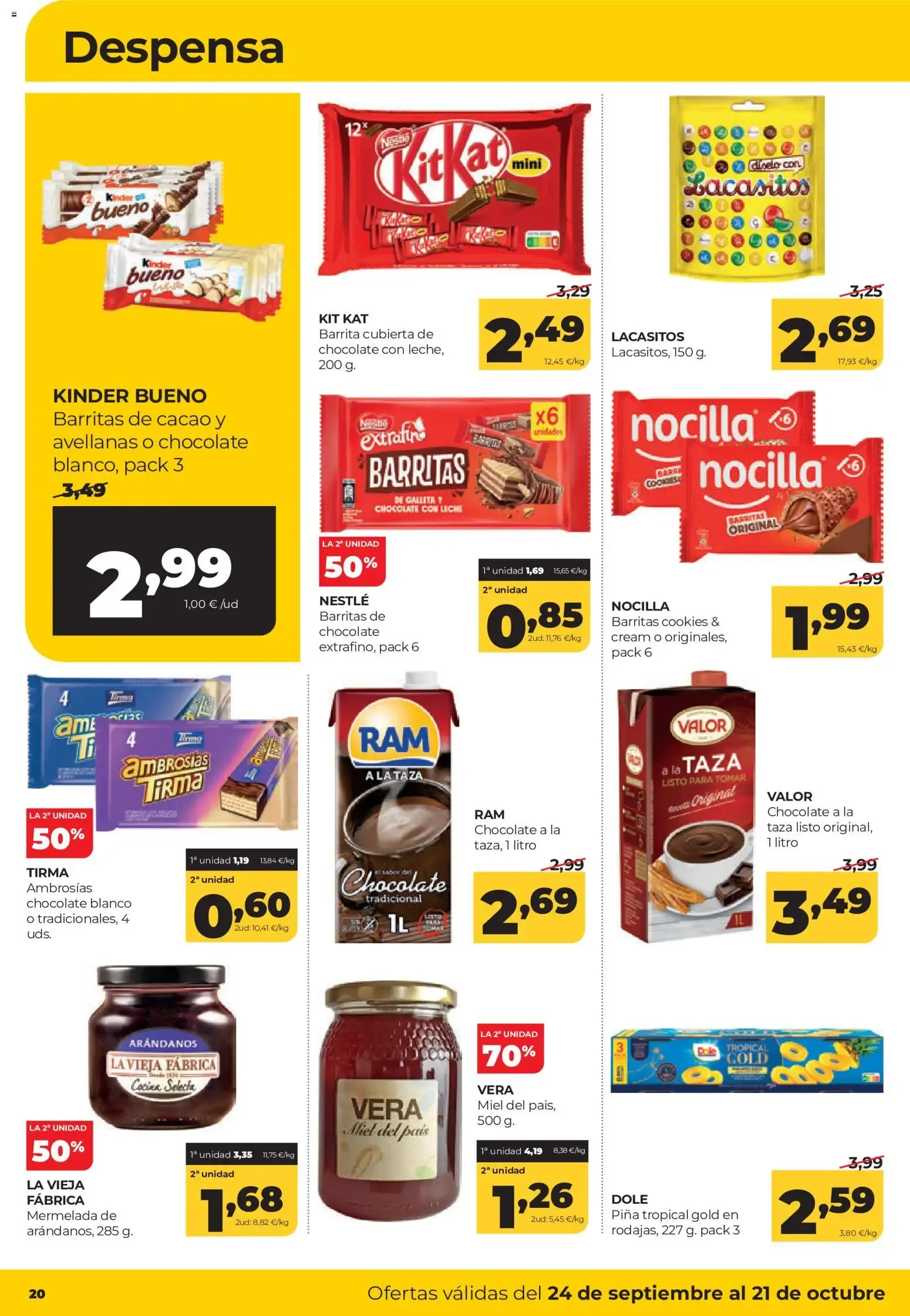 Catálogo de Alimerka folleto Castilla y León del 24/09/2026 | Catálogo 24 de septiembre al 21 de octubre 2026 - Página 20