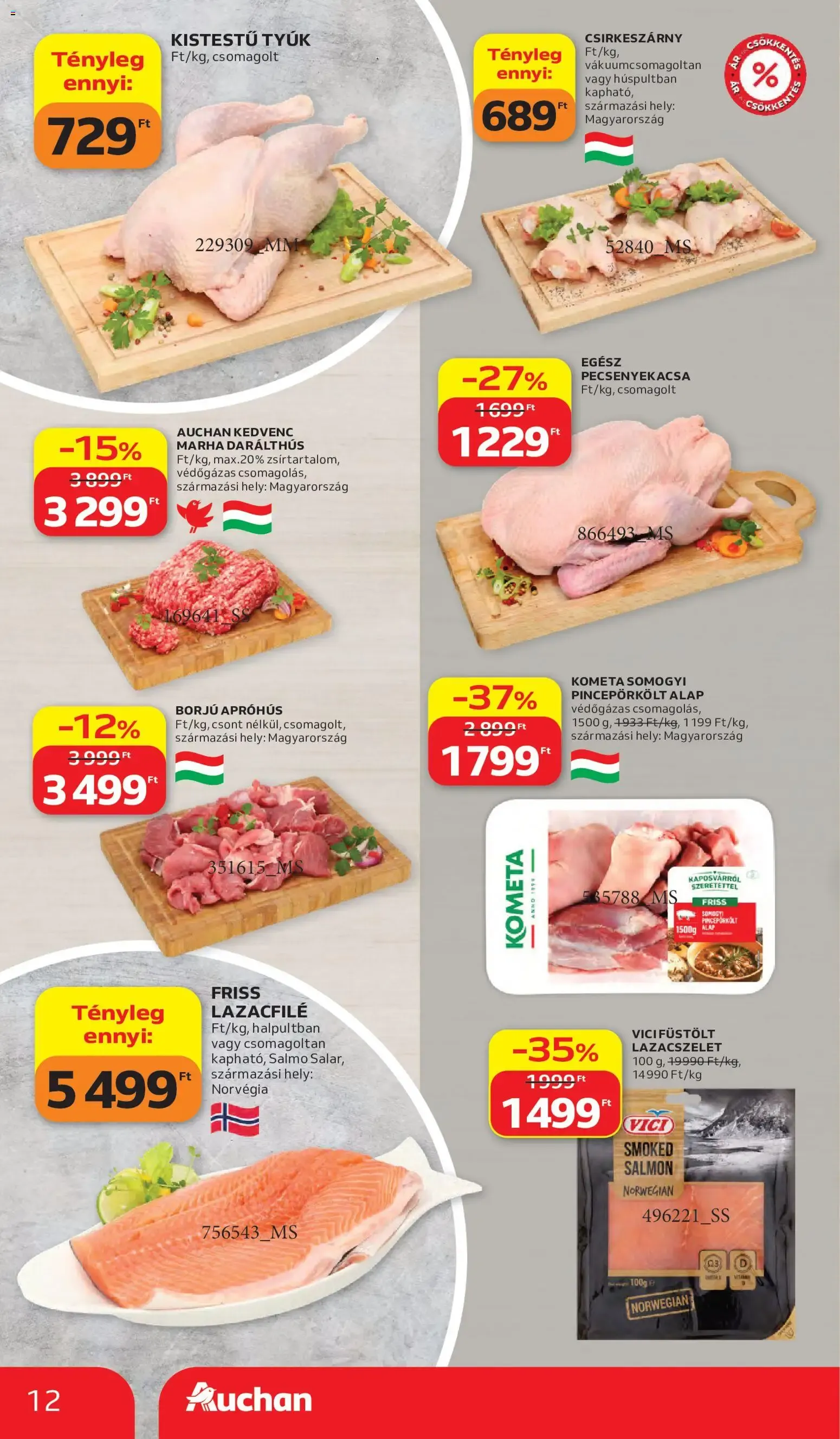 Katalógus Auchan Hipermarket Akciós Újság október 15.-tól október 21.-ig 2026. - Oldal 12