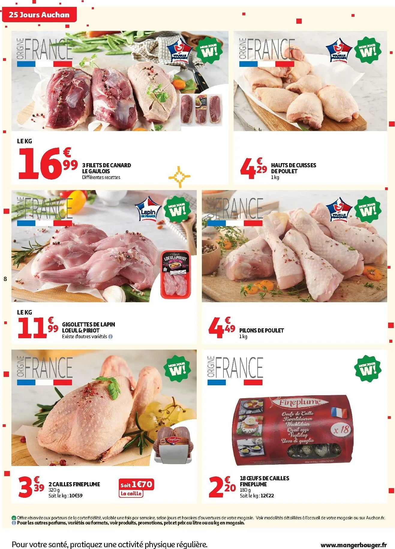 Current Auchan supermarché - 25 jours leaflet valid from du mardi 27/10/2026 to du samedi 31/10/2026 du 27 octobre au 31 octobre 2026 - Catalogue page 8