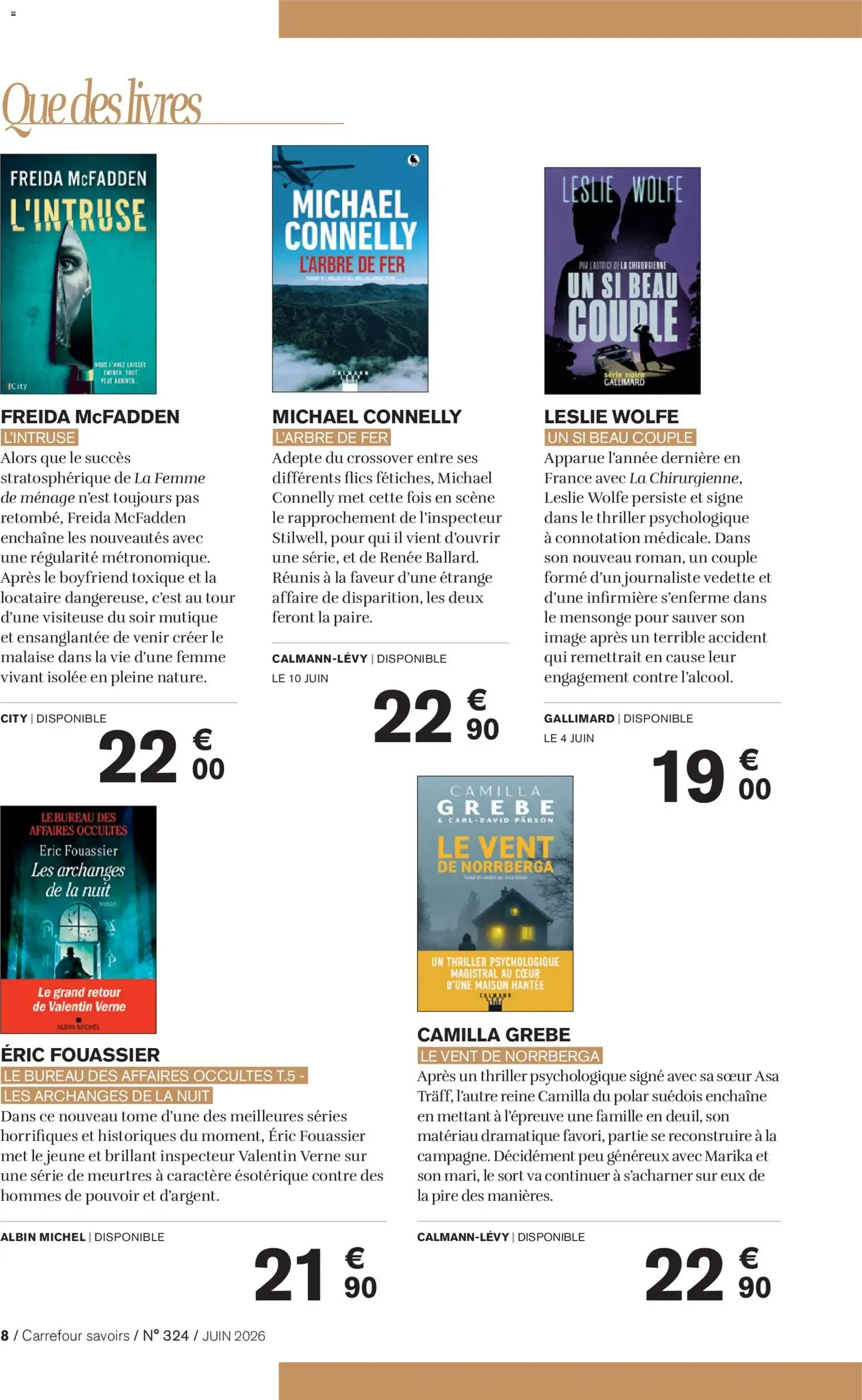 Carrefour Savoirs - Final Fantasy VII Rebirth - Livres, musique, jeux vidéo et films du 1 juin au 30 juin 2026 - Catalogue page 8