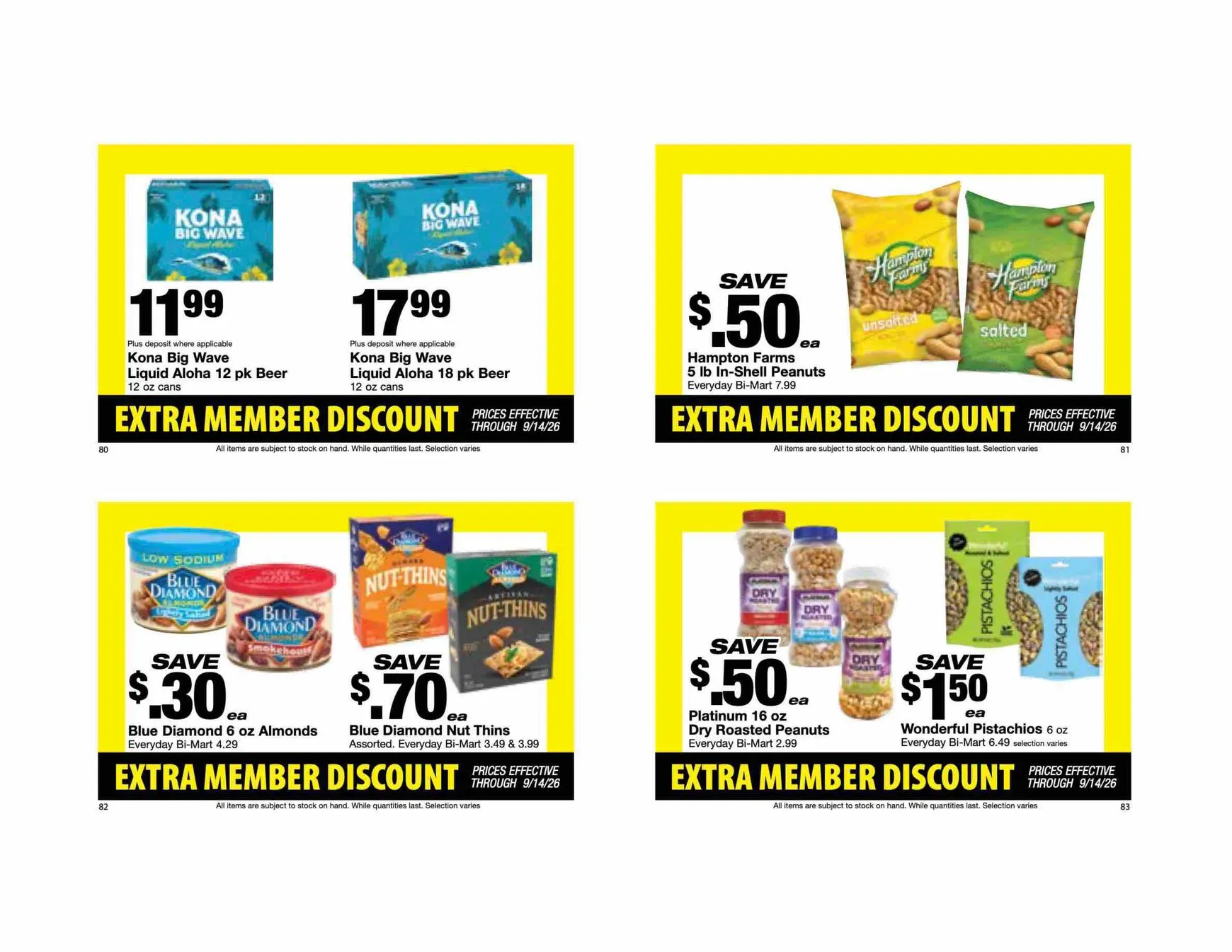 Weekly ad Current Bi-Mart - Extra member discount book leaflet valid from Tuesday 08/25/2026 to Monday 09/14/2026 from August 25 to September 14 2026 - Page 22