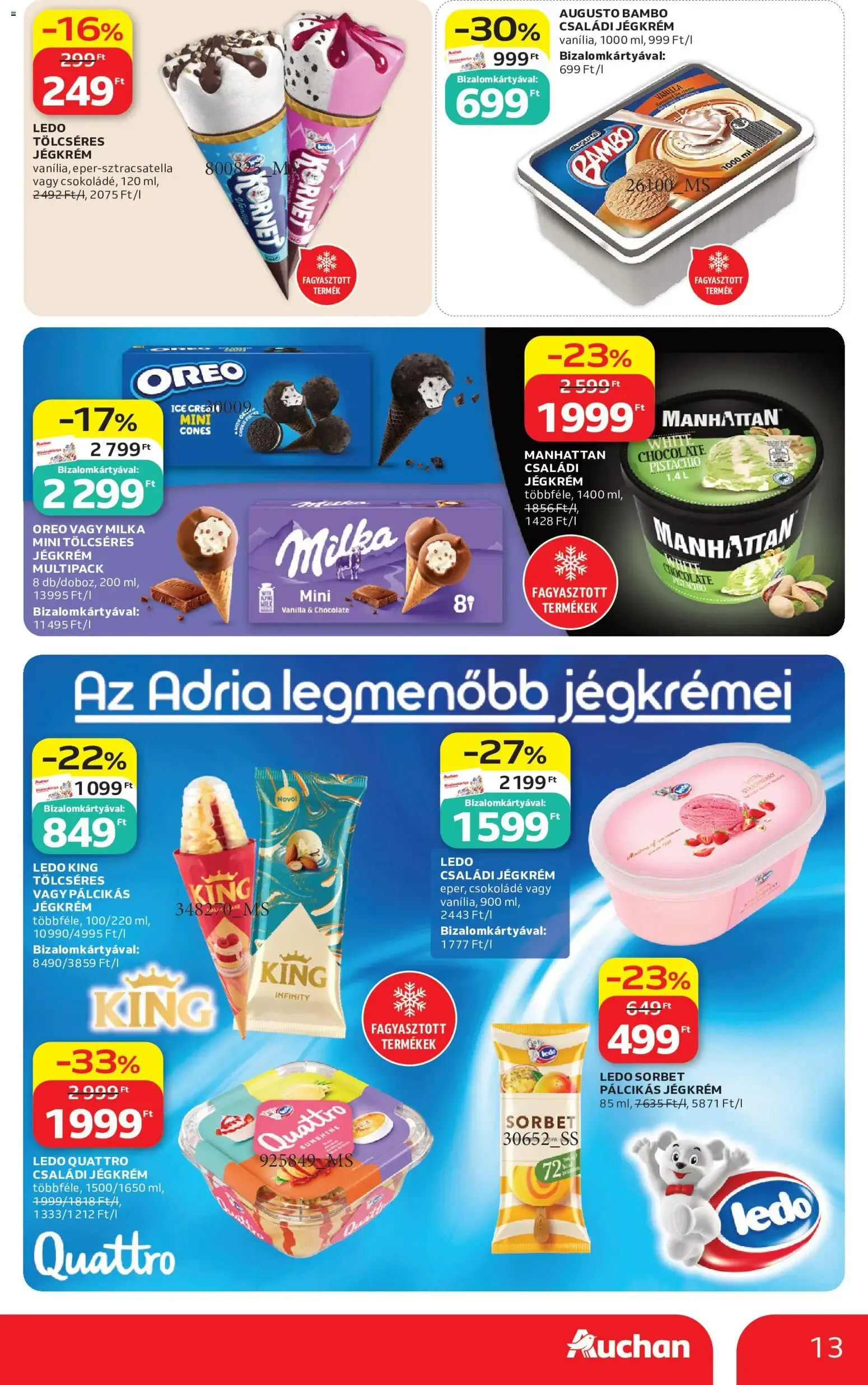 Katalógus Auchan akciós újság - 2026.06.18. -tól/töl > akció, lapozható szórólap 🛍️ június 18.-tól június 24.-ig 2026. - Oldal 13