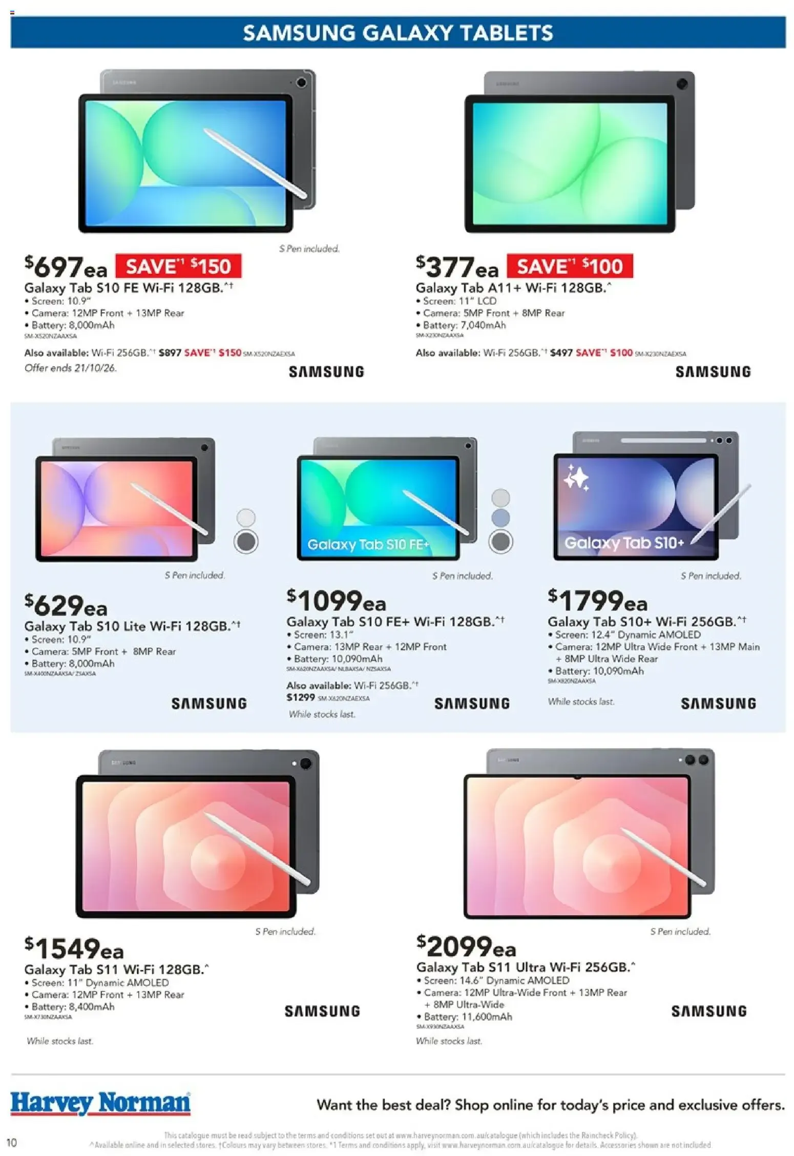 Harvey Norman Computers Shop trending Tech Deals - 15/10/2026 > weekly / monthly specials - Catalogue valid from 15 October to 28 October 2026 - page 10