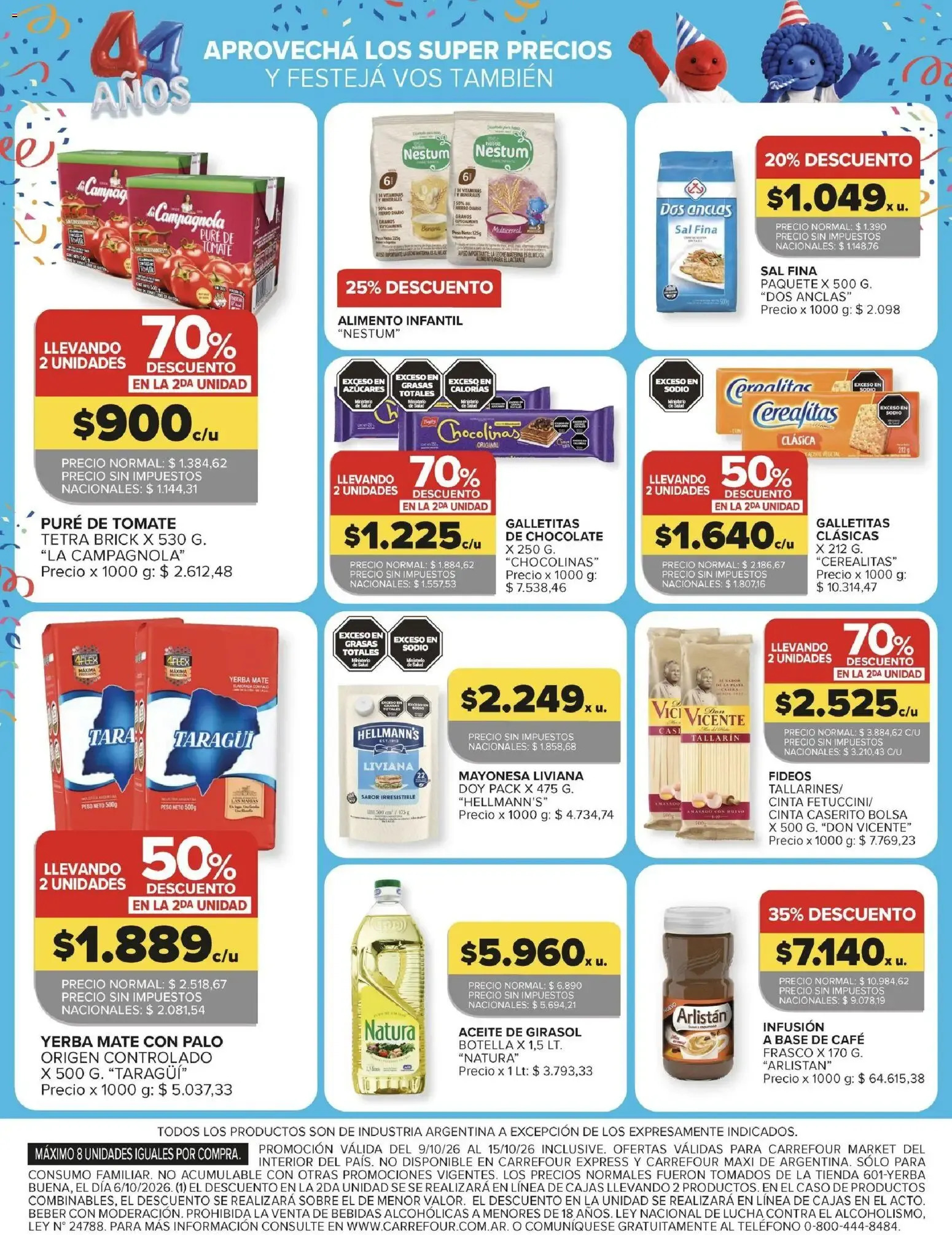 Ofertas de Carrefour Ofertas || del 09/10/2026 - 15/10/2026 || Promociones 9 de octubre al 15 de octubre 2026 - Página 49 del catálogo