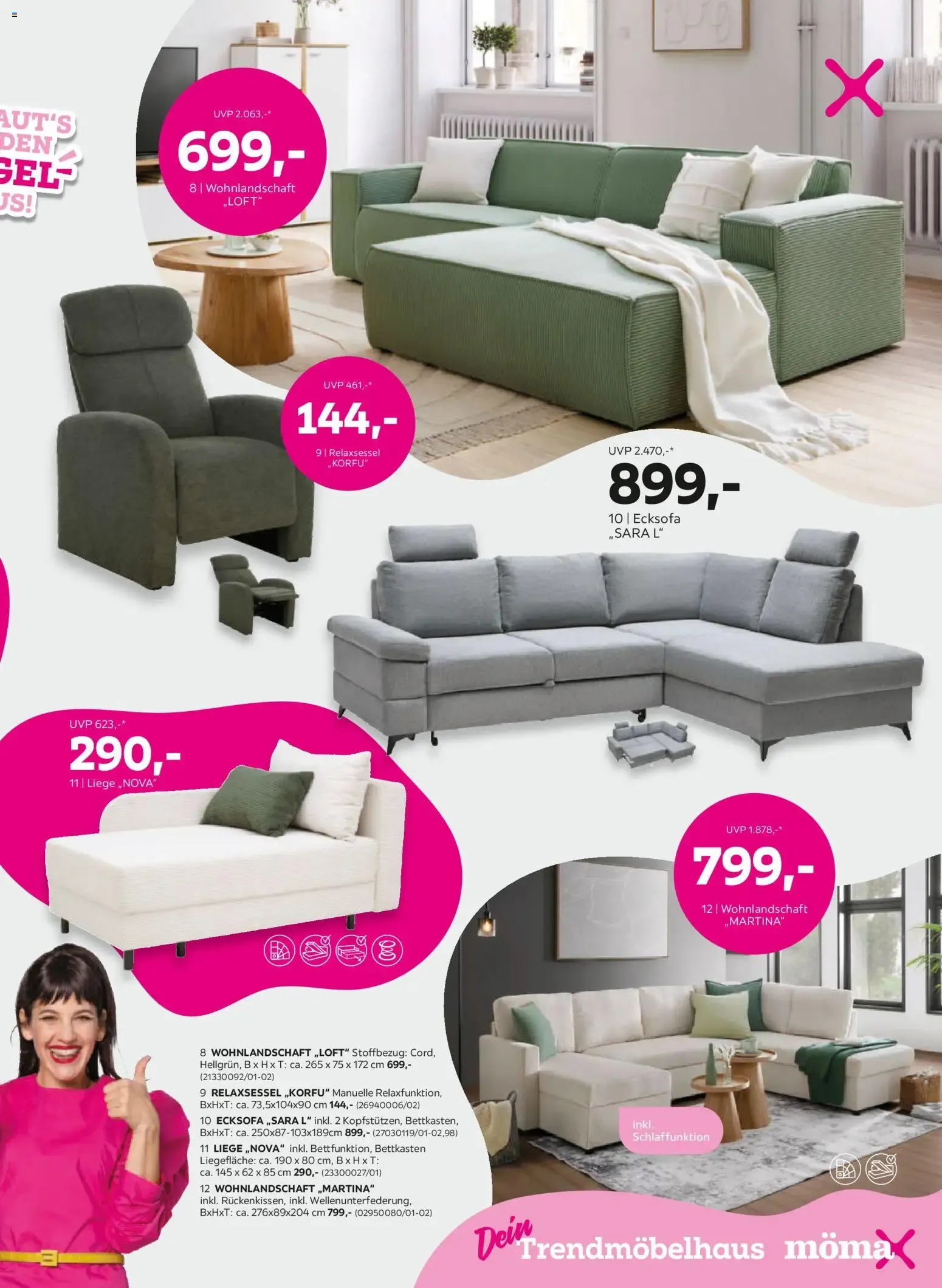 Mömax Pink Shopping Bonus sparen von 22.09.2026 - Aktuelle Angebote von 22. September bis 28. September 2026 - Flugblätt seite 5