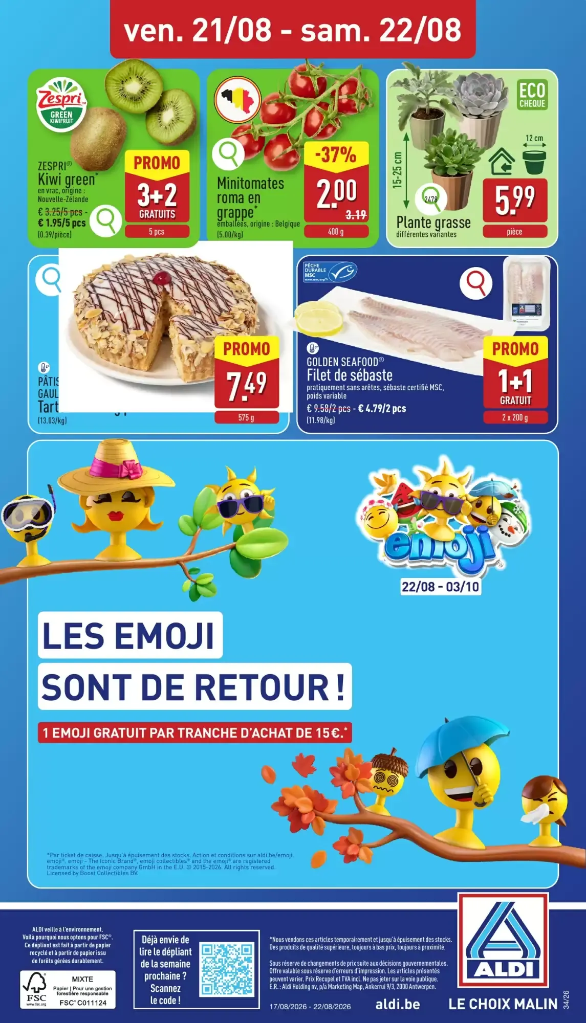 Dépliant du lun. 17/08 au sam. 22/08 inclus van 17 augustus tot 22 augustus 2026 - folder pagina 35