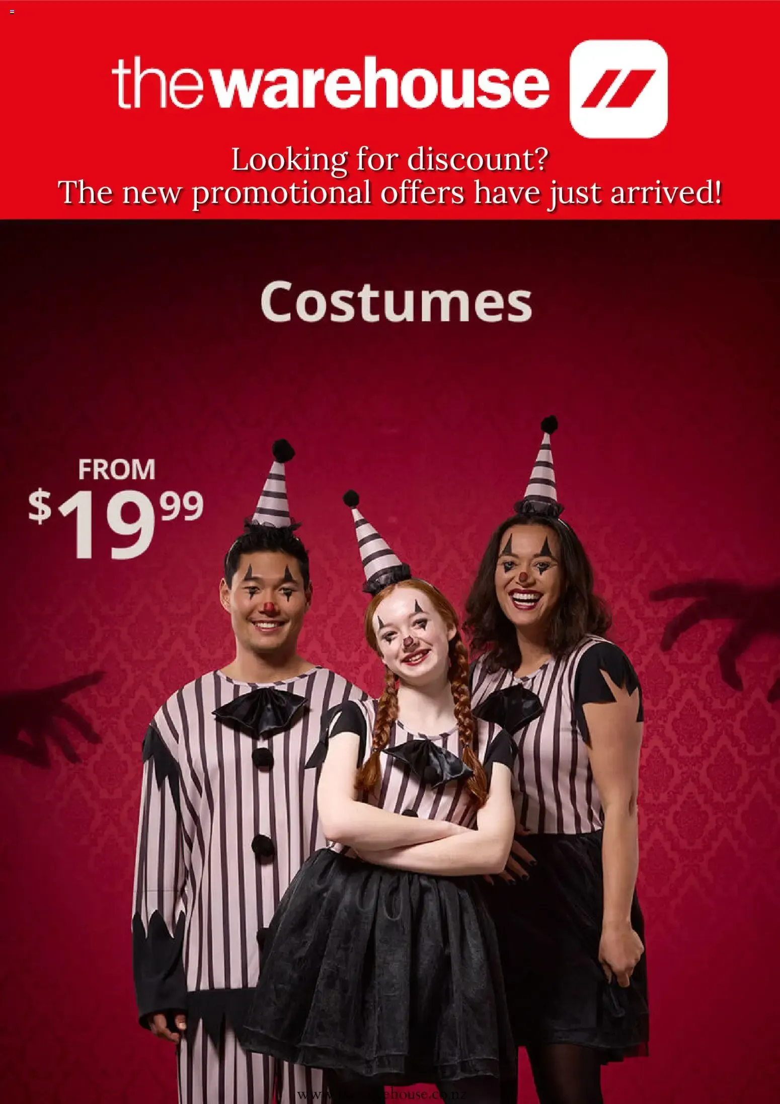 The Warehouse - Costumes from 21 October to 15 November 2026 - Catalogue Page 1