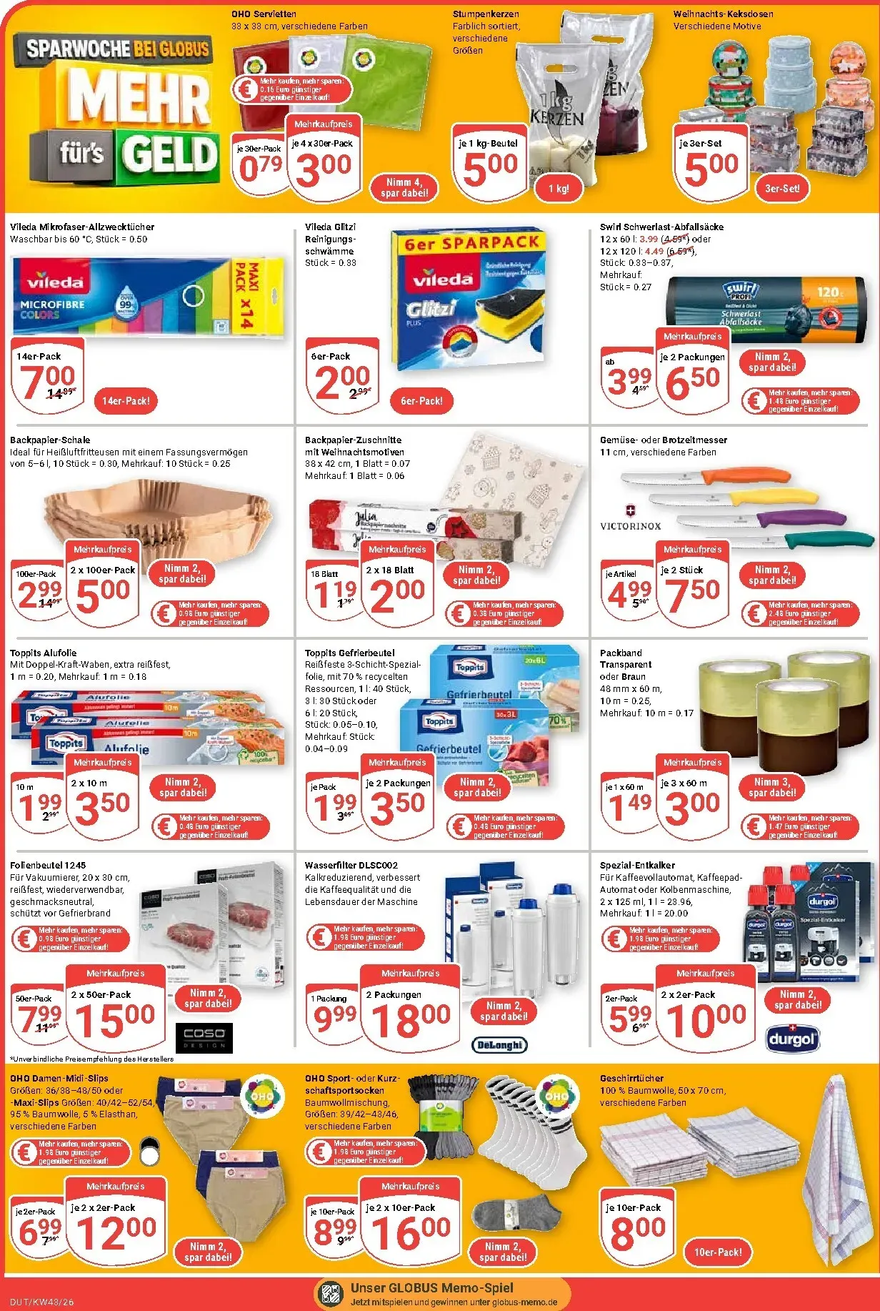 Globus - Dutenhofen Prospekt nächste Woche – von Montag 19.10.2026 bis Samstag 24.10.2026 von 19. Oktober bis 24. Oktober 2026 - Prospekt seite 27