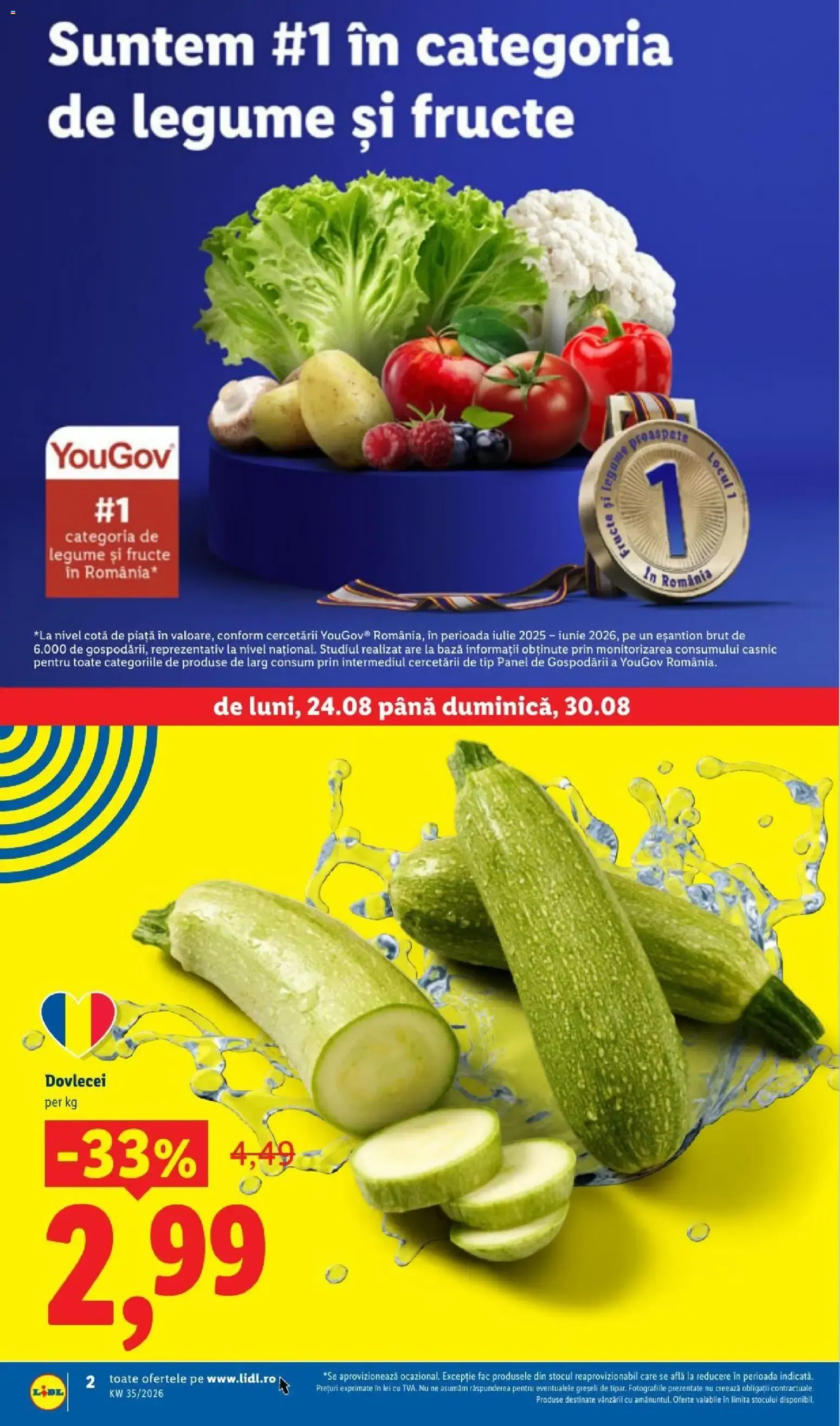 Catalog LIDL: Ieftin și înainte, și după ziua de salariu (Ofertas del 24 al 30 de agosto de 2026) de la 24 august până la 30 august 2026 - Revista Pagina 2