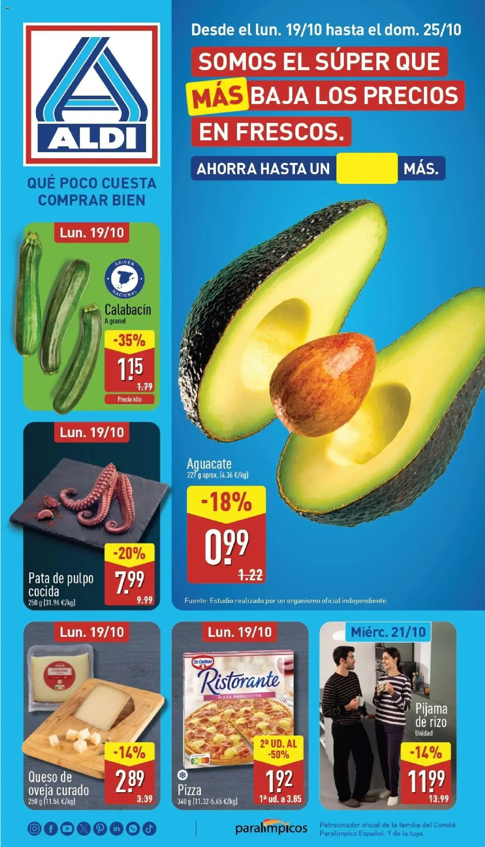 Catálogo de Aldi folleto Baleares del 19/10/2026 | Catálogo 19 de octubre al 25 de octubre 2026 - Página 1