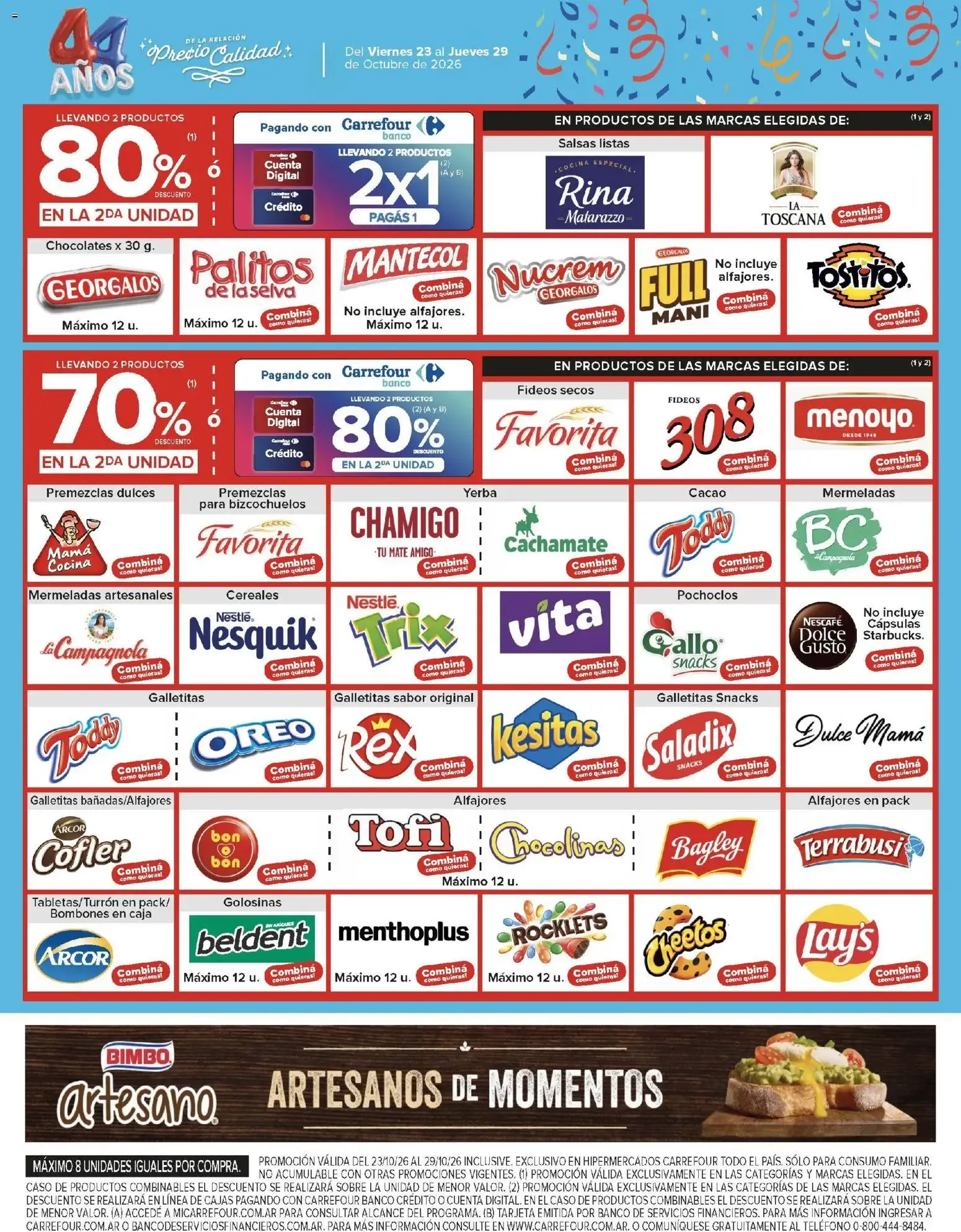 Ofertas de Carrefour: 4ta Semana de Festejos - 44 Años de Precio y Calidad 23 de octubre al 29 de octubre 2026 - Página 4 del catálogo